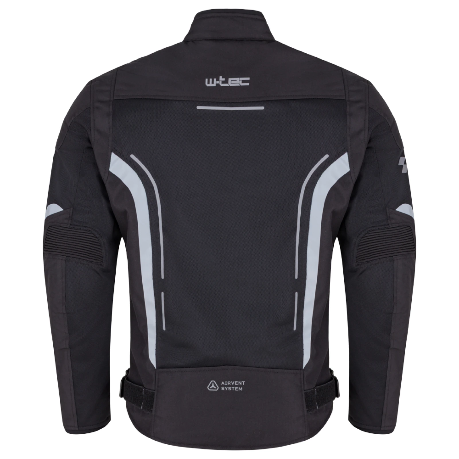 Letná pánska moto bunda W-TEC Mirelio Farba šedo-modro-červená, · záber 5