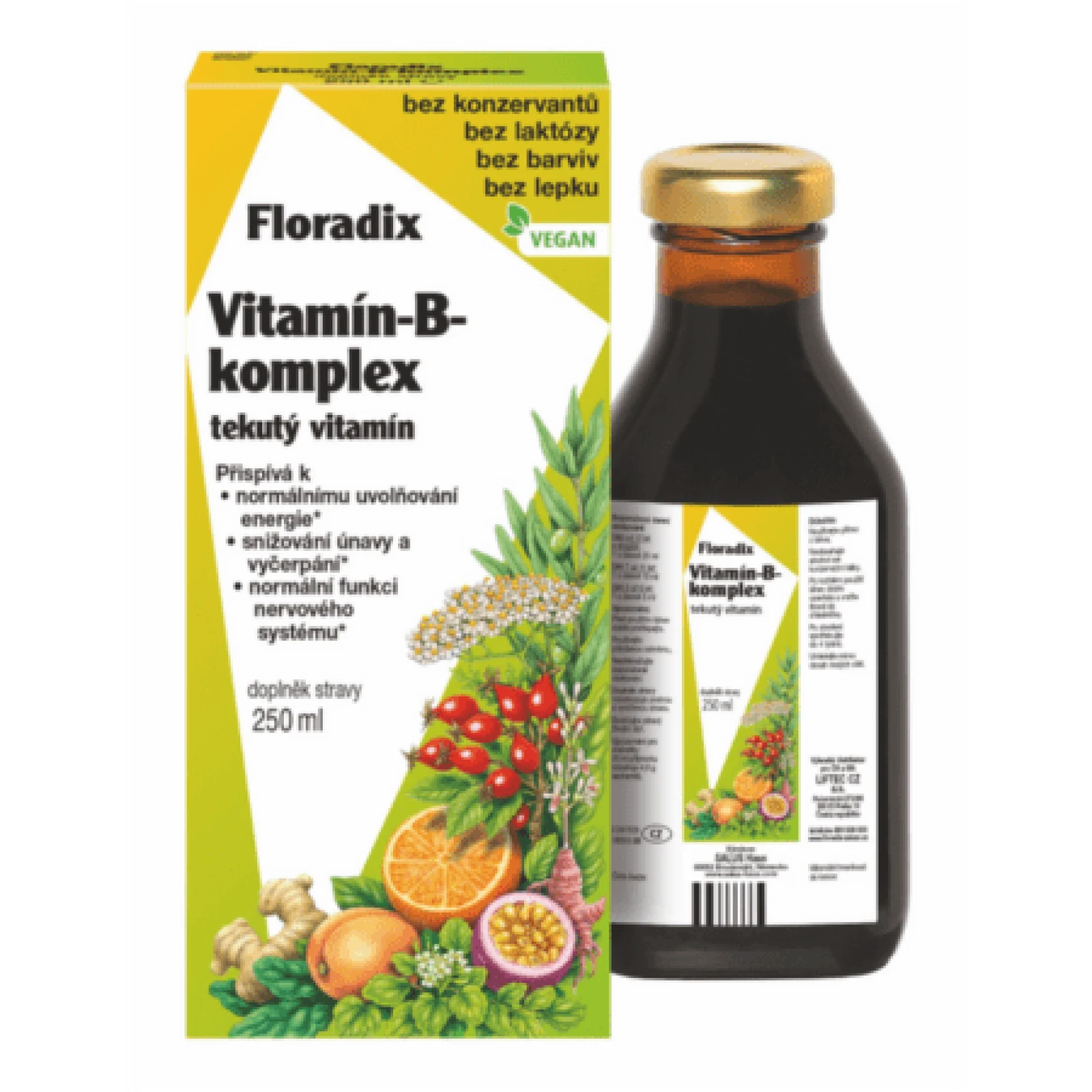 SALUS Floradix vitamín B-komplex 250 ml · záber 1