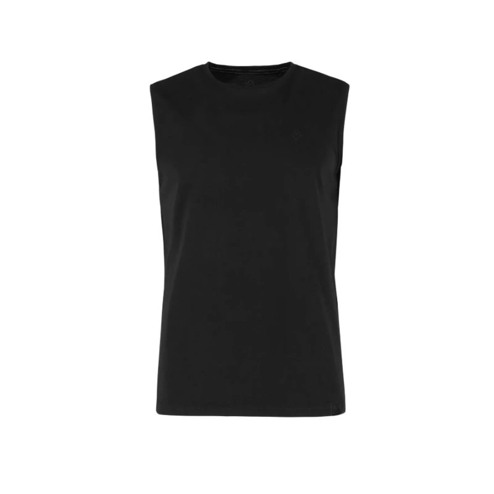 Pánske tričko bez rukávov VOLCANO T-TANK-BLACK - Farba: čierna · záber 4