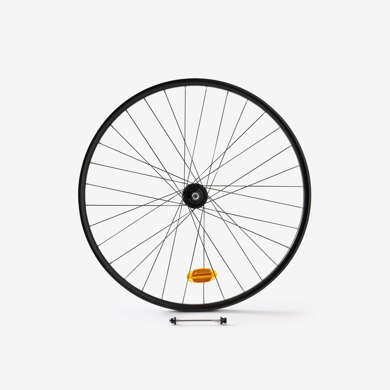 BTWIN Predné koleso na mestské/trekingové bicykle 28'' čierne bez · záber 1