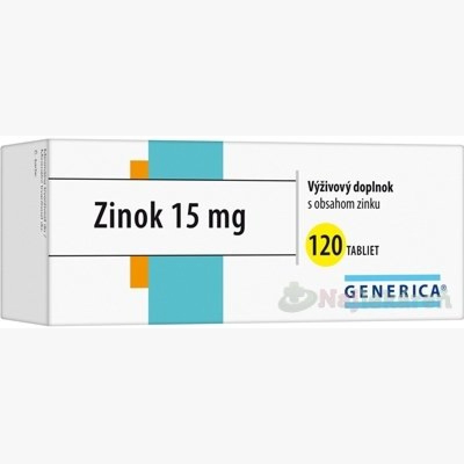 GENERICA Zinok 15 mg 120 tabliet · záber 1