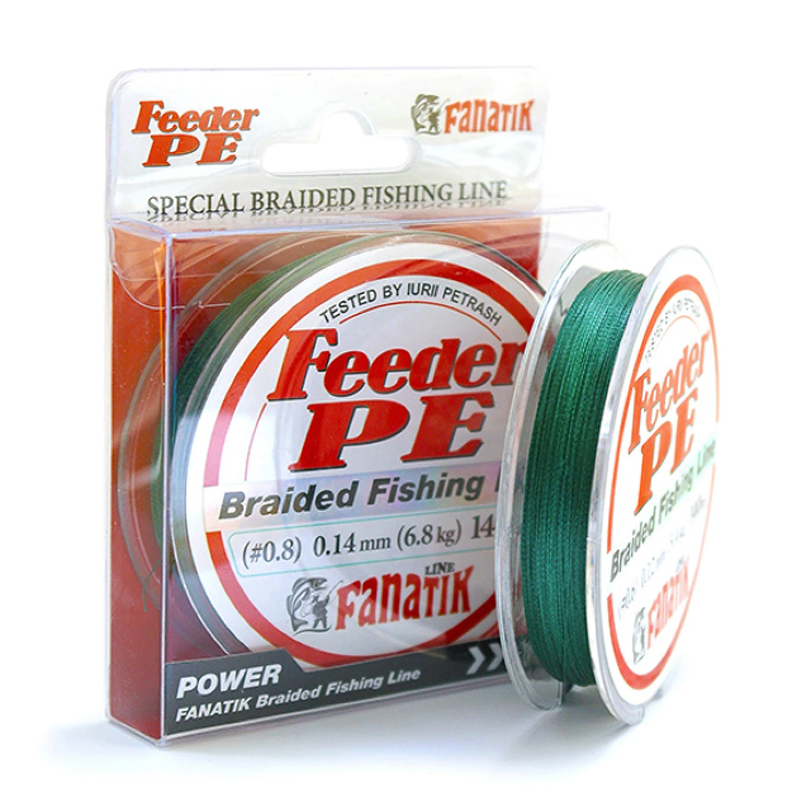 FANATIK Feeder PE x4 priemer 0,14 mm, nosnosť 6,8 kg · záber 1