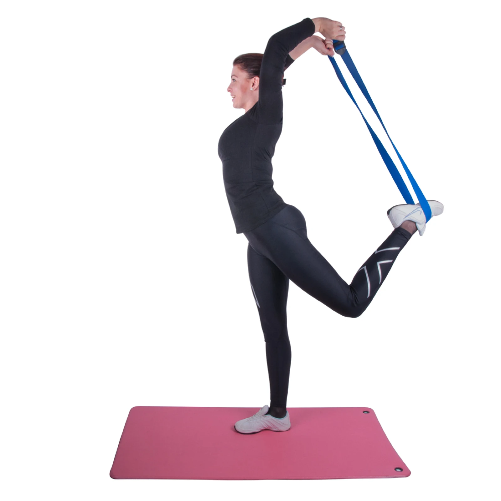 Joga pás inSPORTline Bokle - Farba: modrá · záber 3