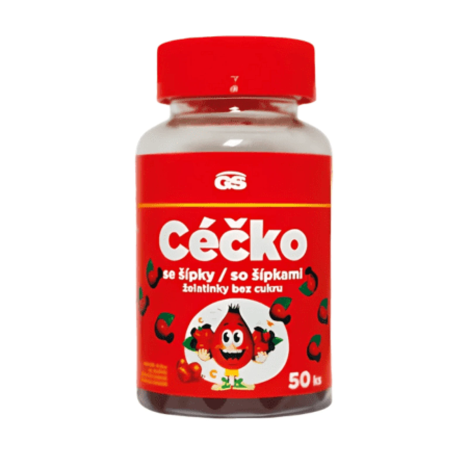 GS Céčko so šípkami želatínky 50 ks · záber 1