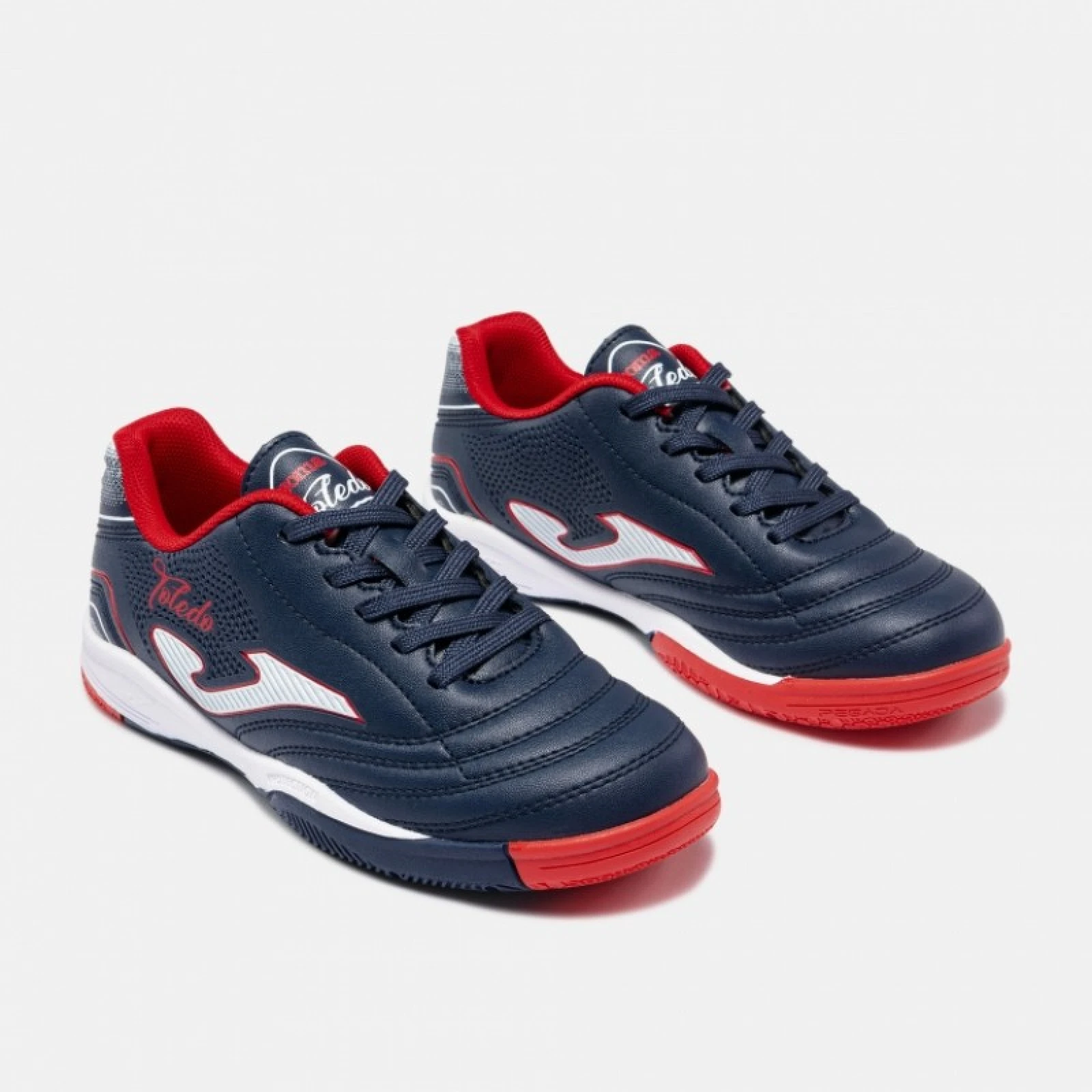 Chlapčenské futbalové kopačky halové JOMA Toledo 2603 K IC navy blue red · záber 3