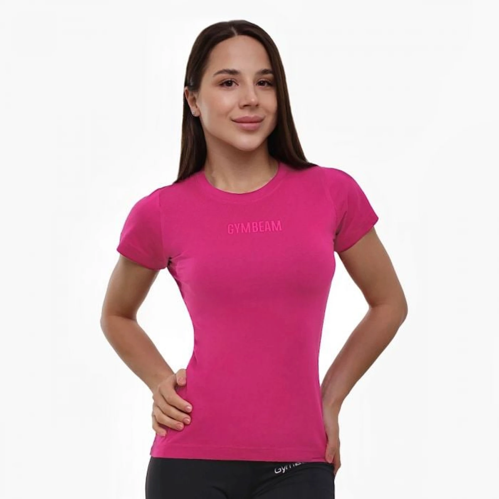 Дамска тениска FIT Magenta - GymBeam - Размер: XL | Тегло: 0,13 g | Опаковка: 10 · záber 1