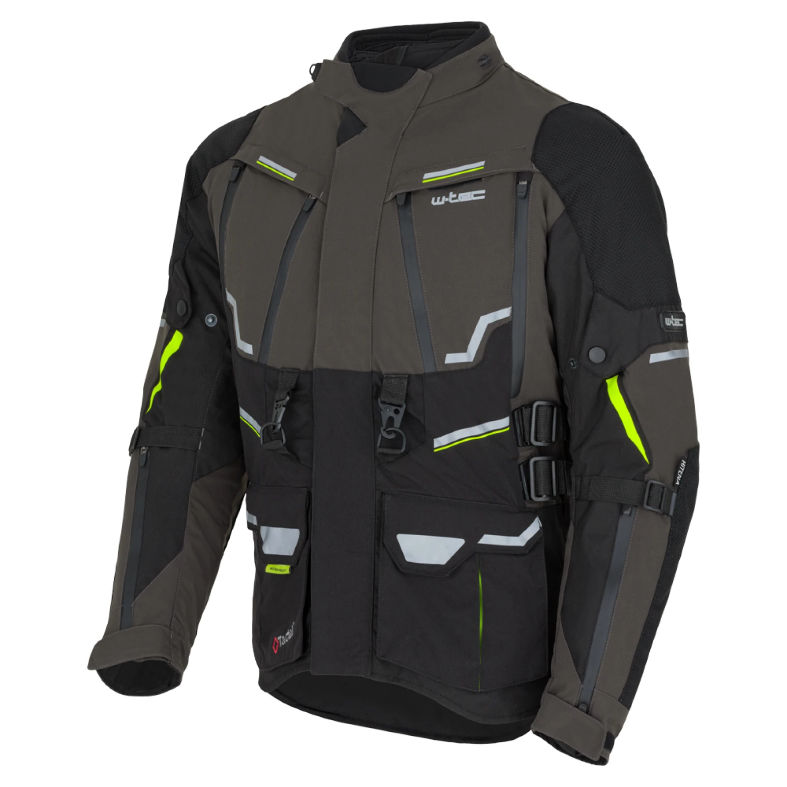 Moto bunda W-TEC Daimick Farba čierno-šedá, · záber 5