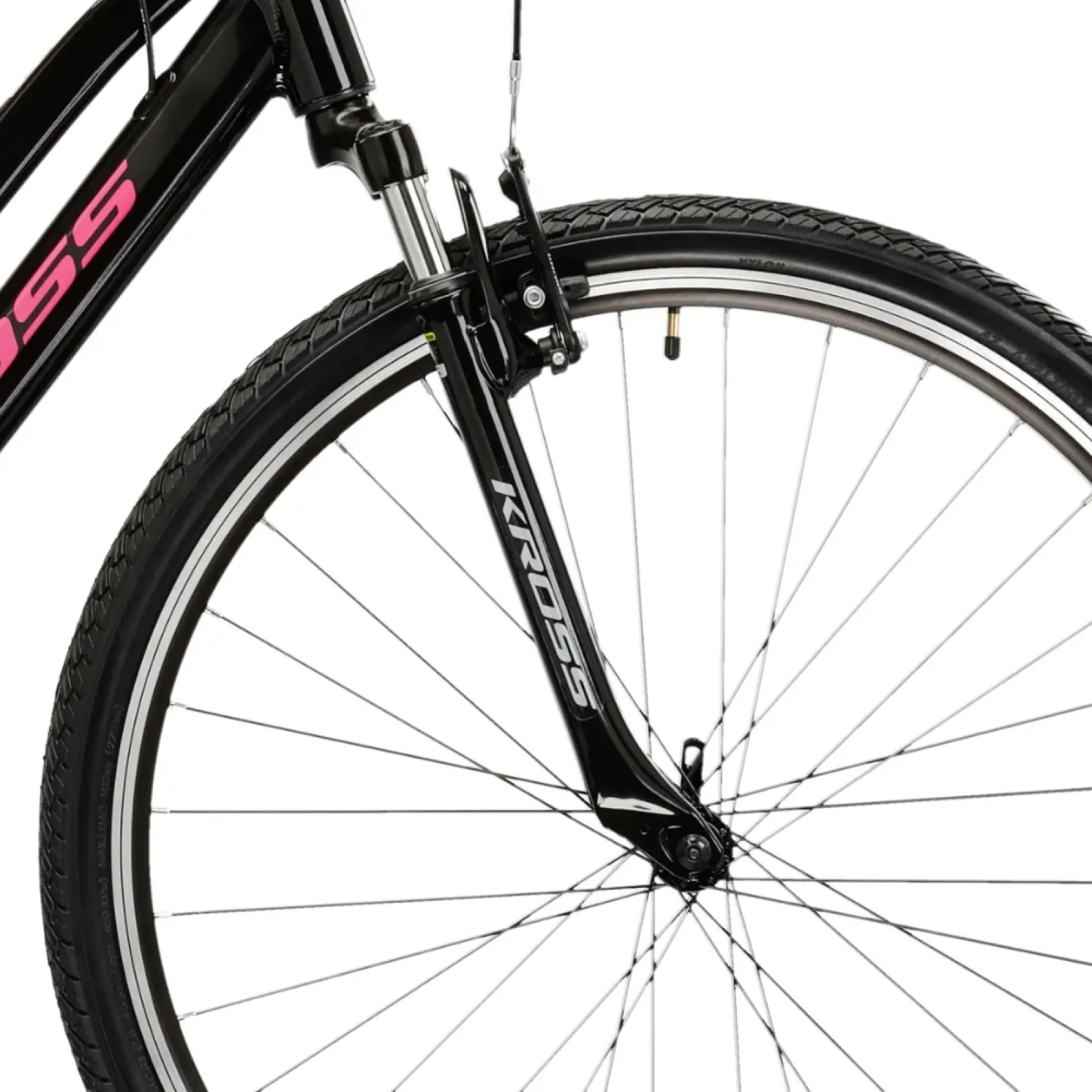 Kross Evado 2.0 28" - model 2025 čierna / ružová / lesk - L (19", 168-180 cm) · záber 5