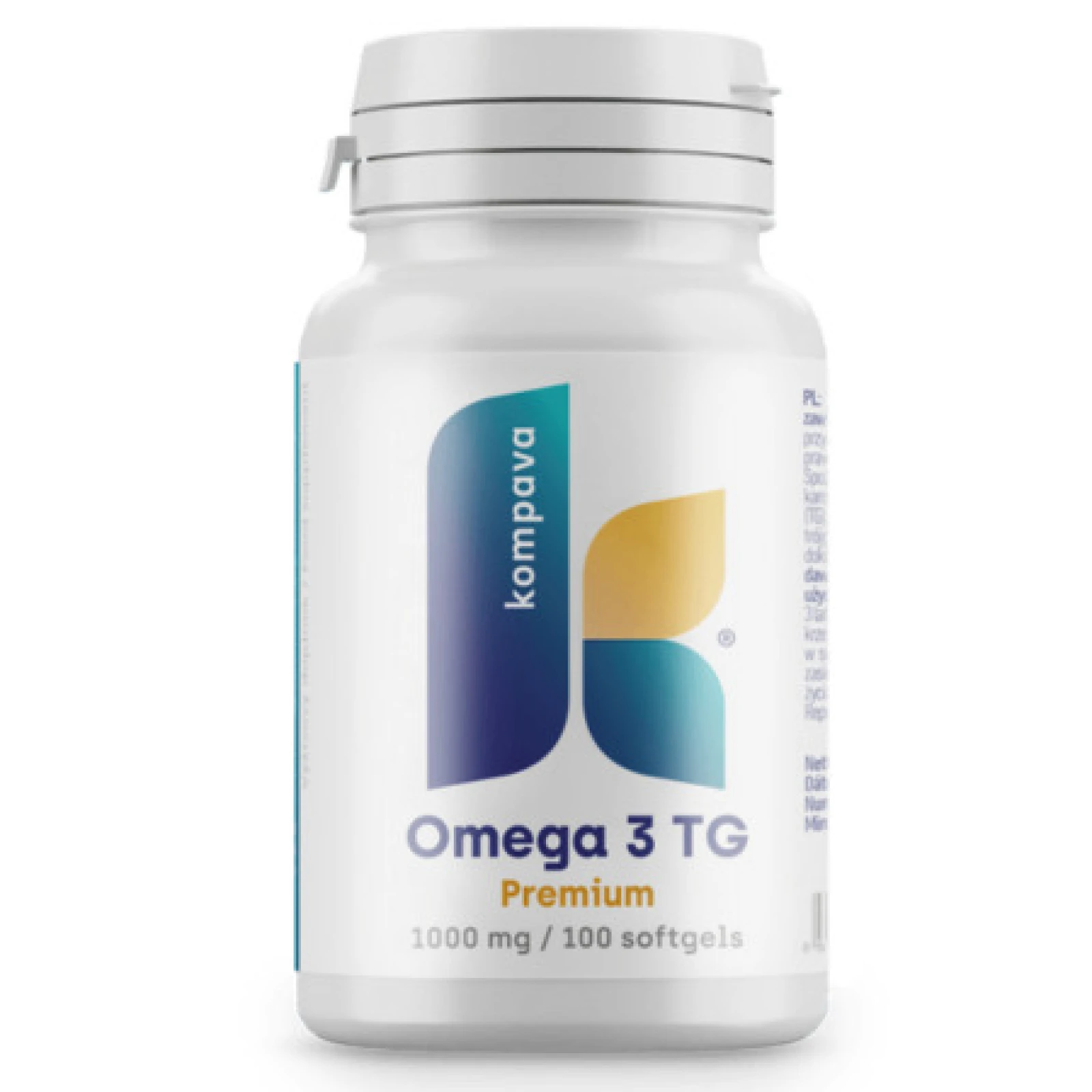 Kompava Omega 3 TG Premium 1000 mg/100 kps · záber 1
