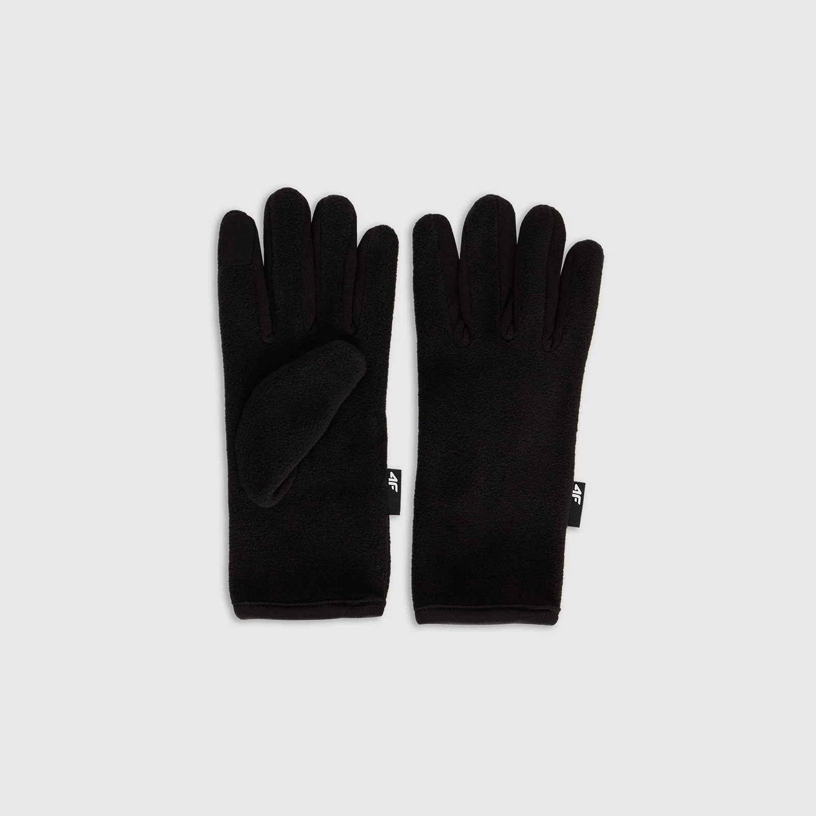 Unisex fleecové rukavice Touch Screen - čierne · záber 1