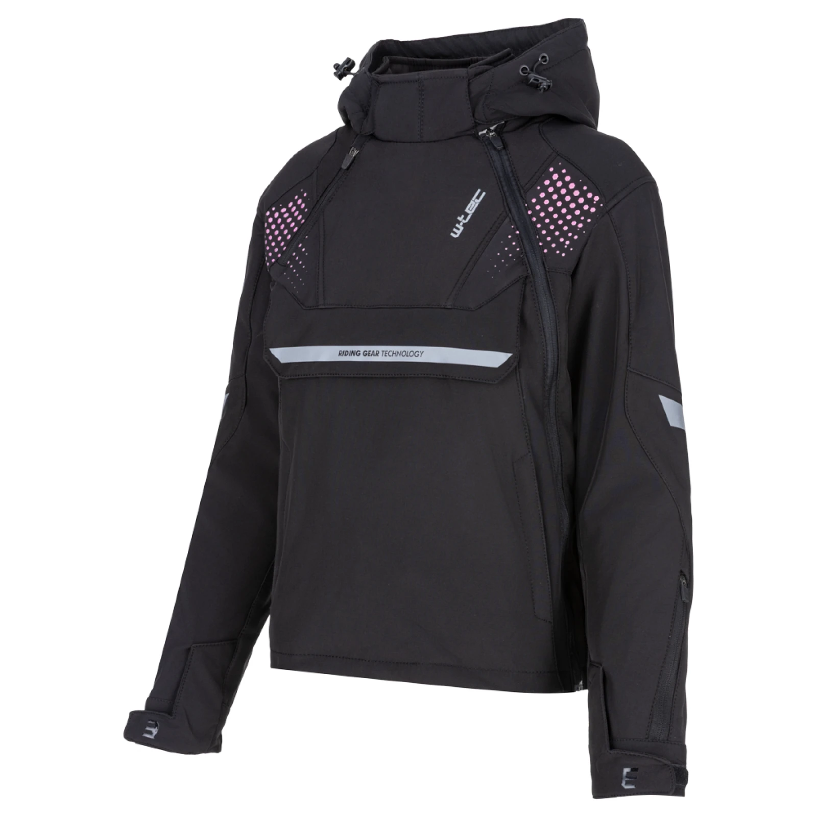 Dámska softshellová moto bunda W-TEC Annorack Lady Farba čierno-piesková, · záber 4