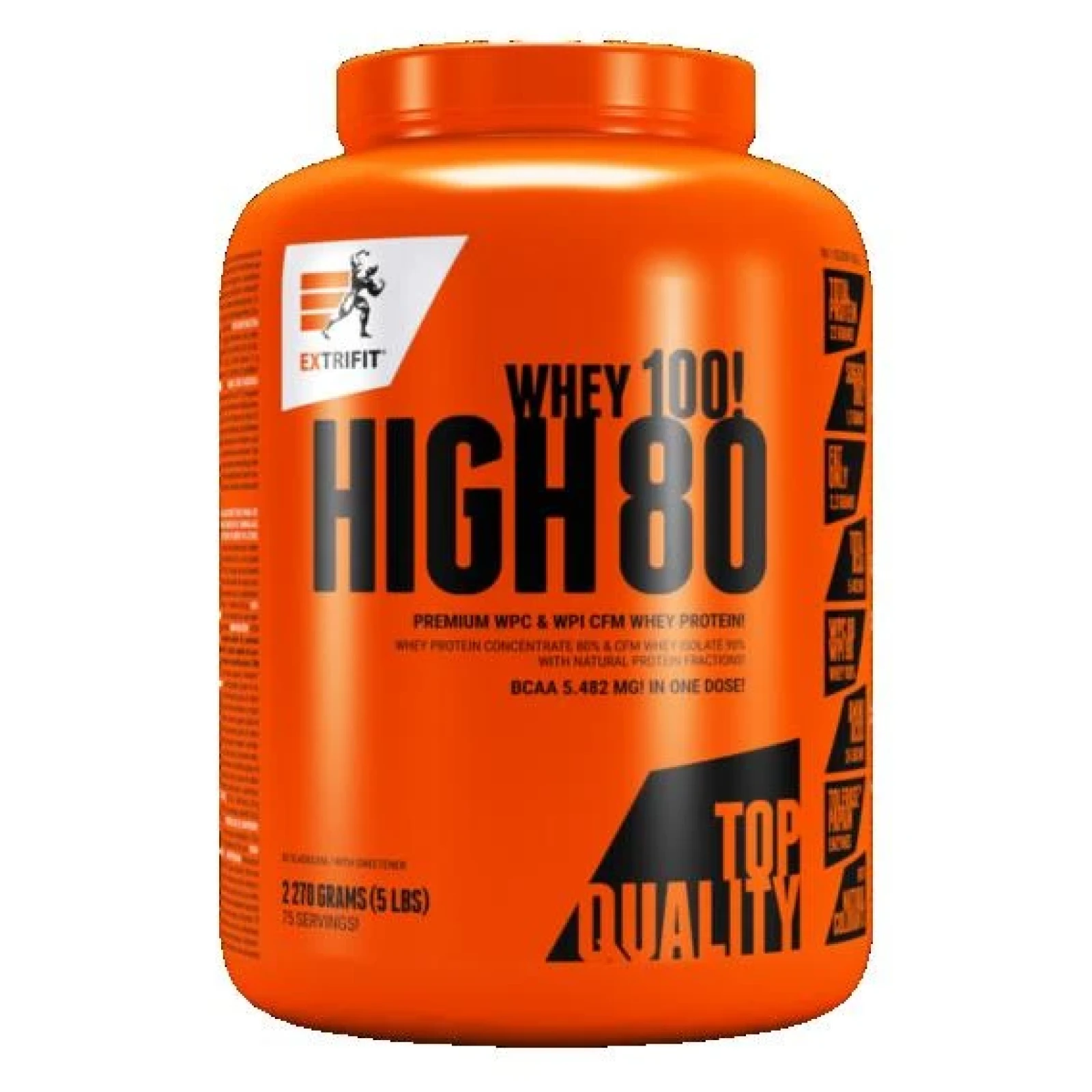 Extrifit High Whey 80 2270g - Barva: Vícebarevná | Příchuť: Pistácie · záber 1