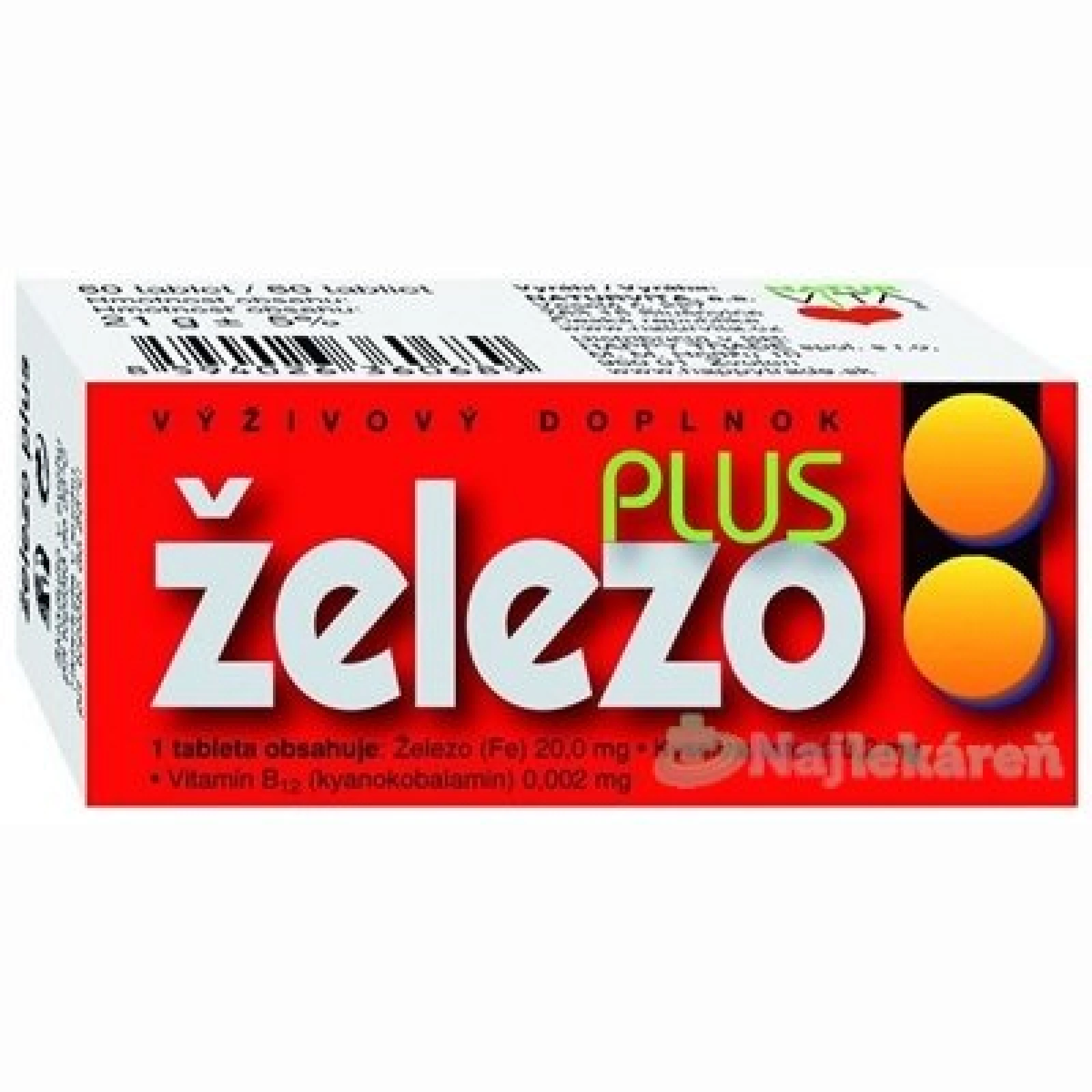 NATURVITA Železo plus 60 tabliet · záber 2