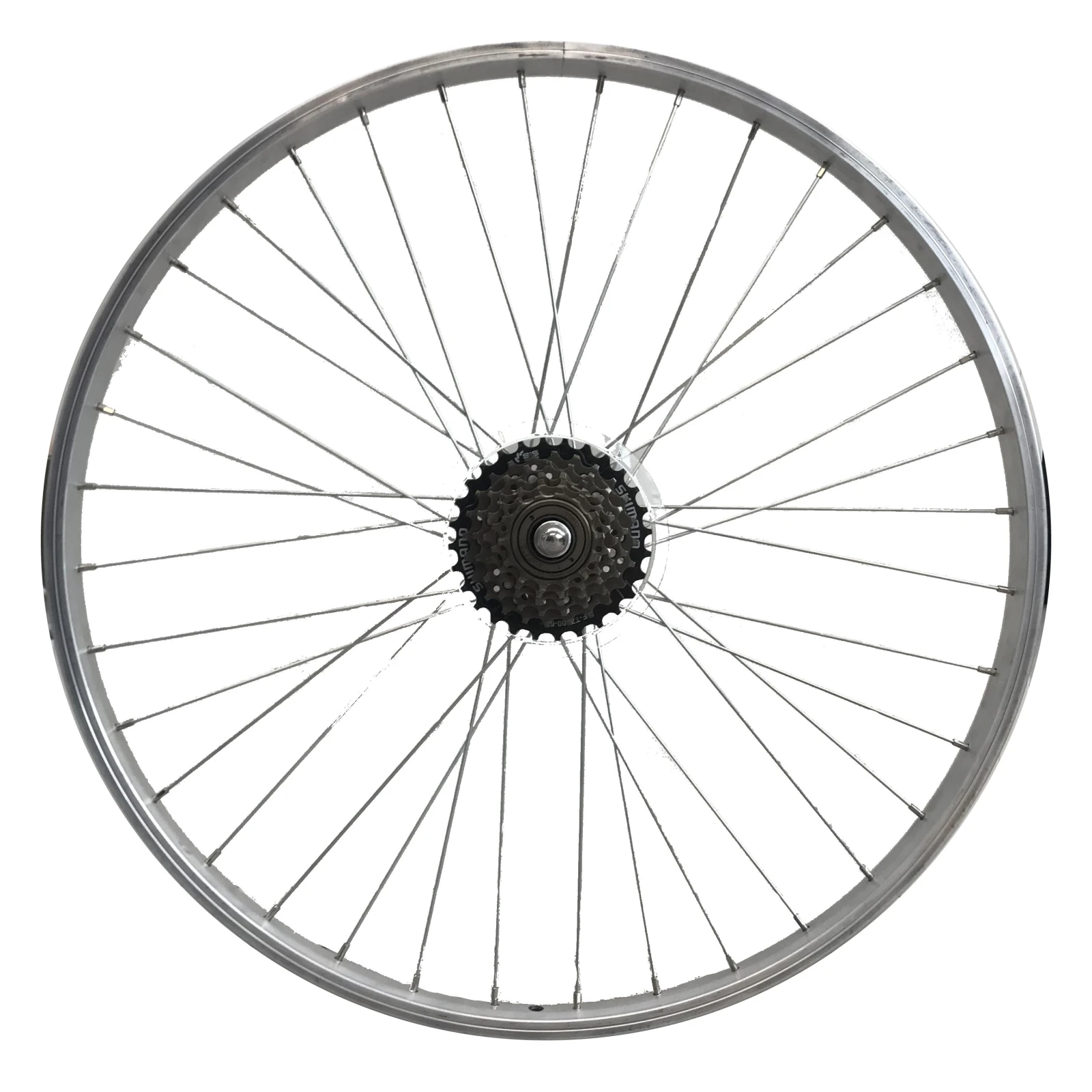 ELOPS Zadné koleso 26" dvojstenný ráfik brzdy V-Brake strieborné 26" · záber 1