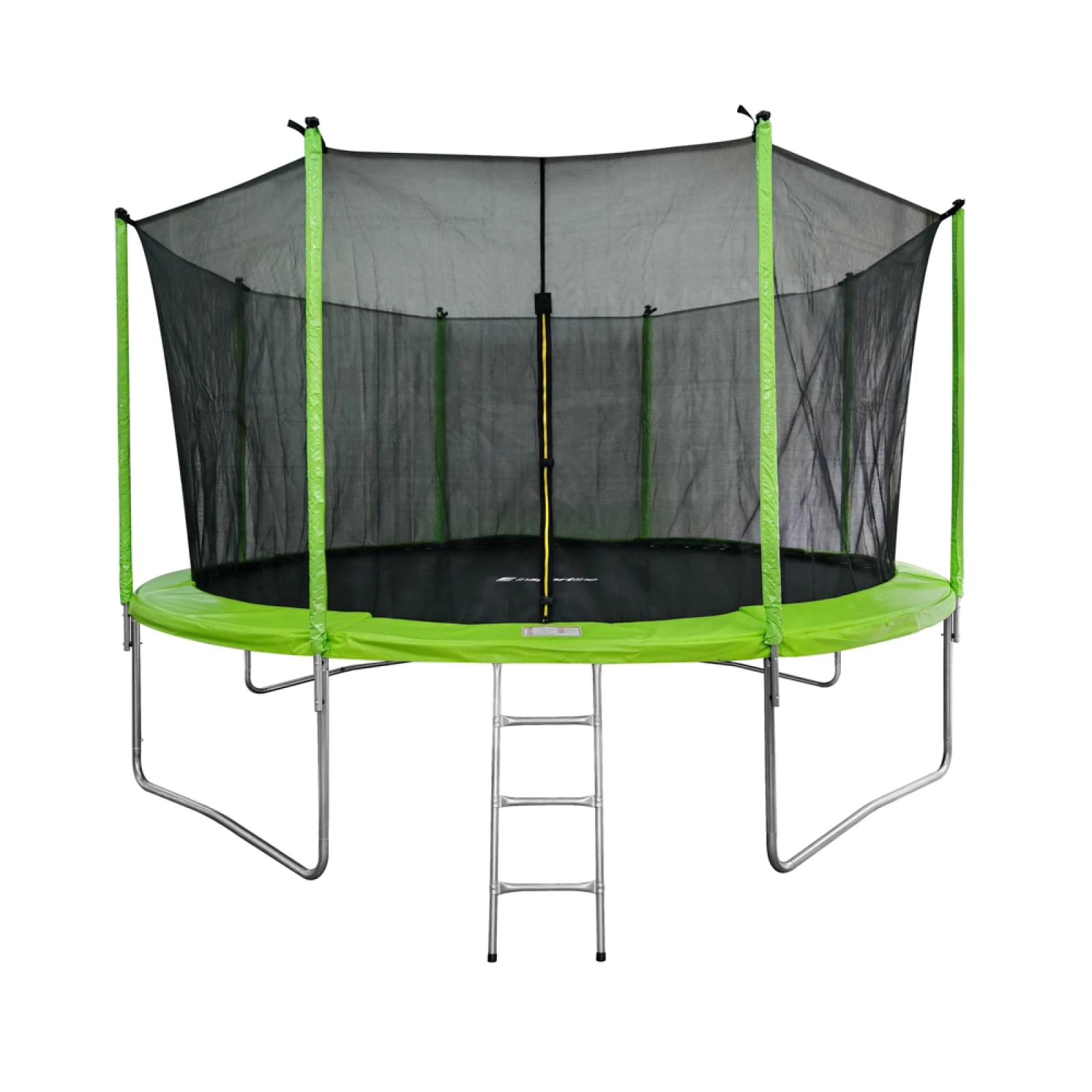 Trampolína s ochrannou sieťou a schodmi inSPORTline Irbiso 427 cm · záber 2
