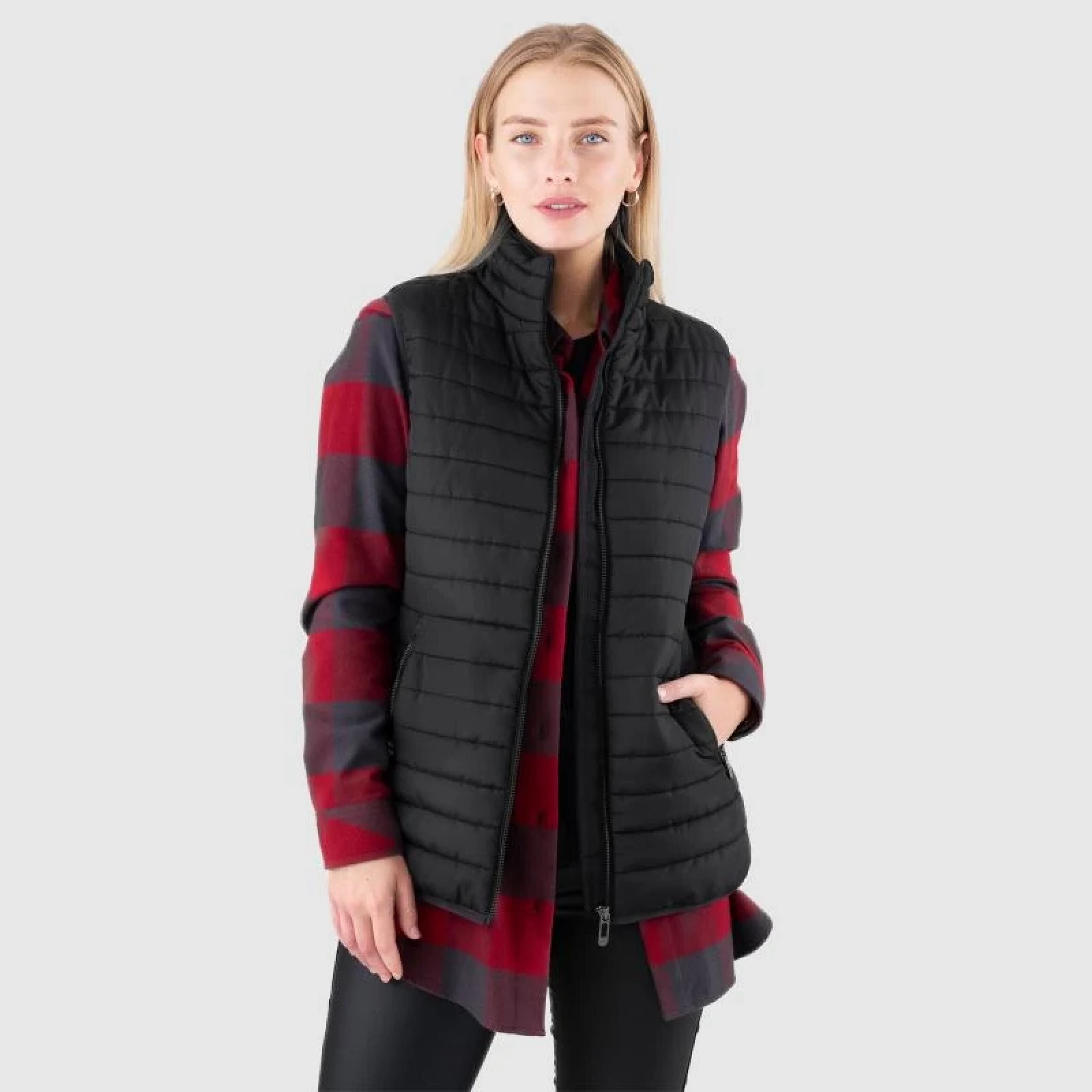 WOOX Lomello Black Onyx dámská vesta - Velikost: 40 | Barva: Čierna · záber 1