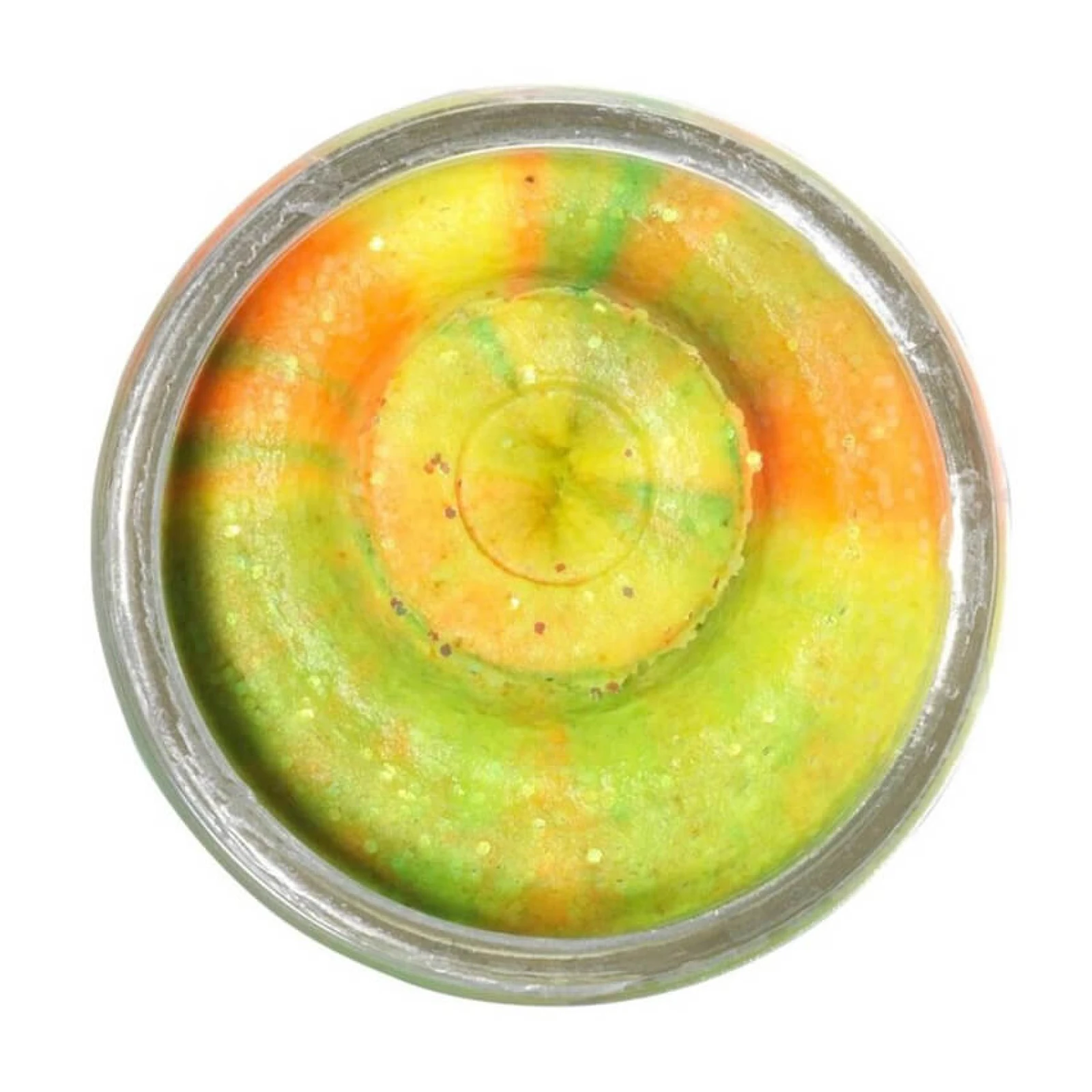 BERKLEY PowerBait Natural Scent Glitter Trout Bait, Garlic Rainbow · záber 1