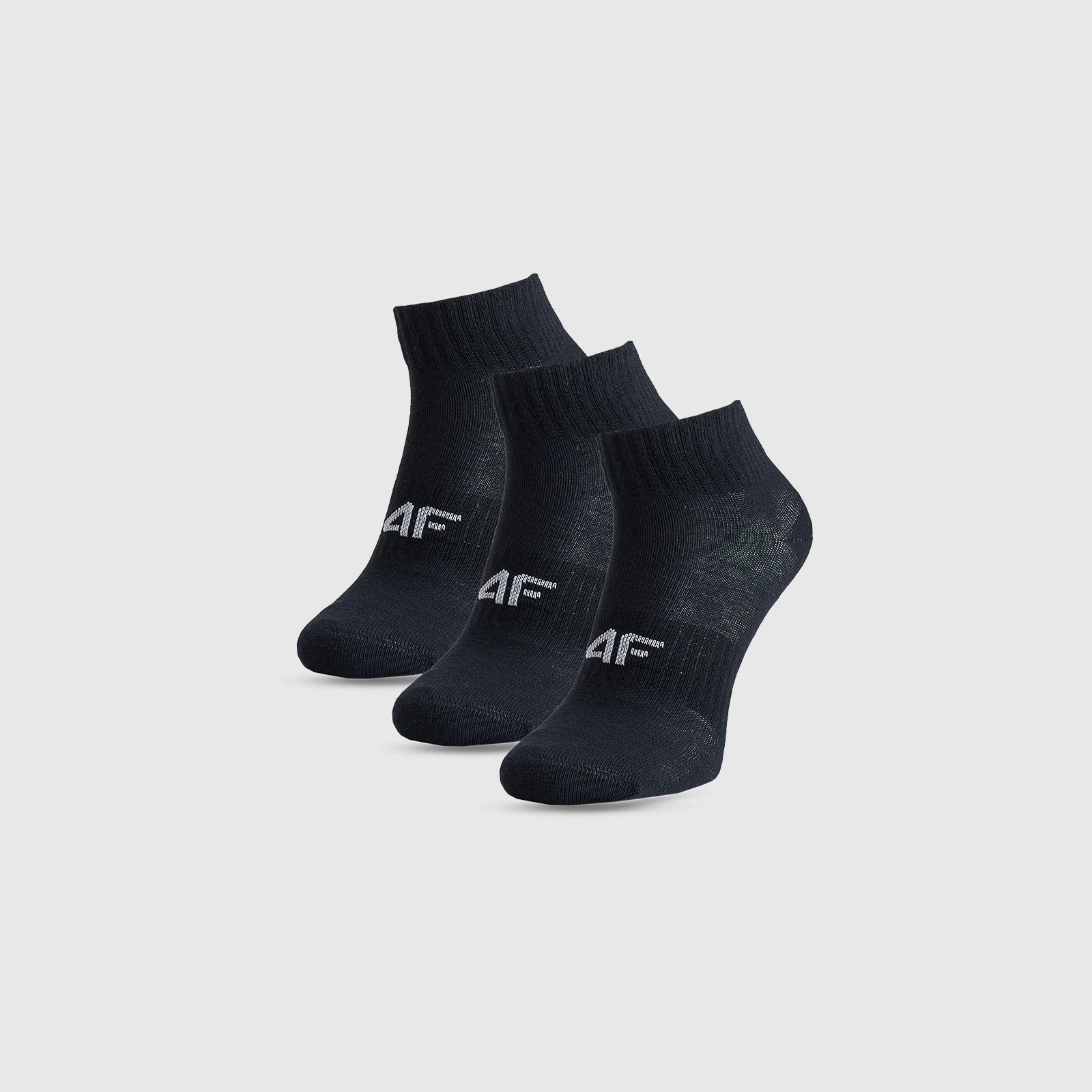 Chlapecké casual ponožky nad kotník (3-pack) - černé · záber 1