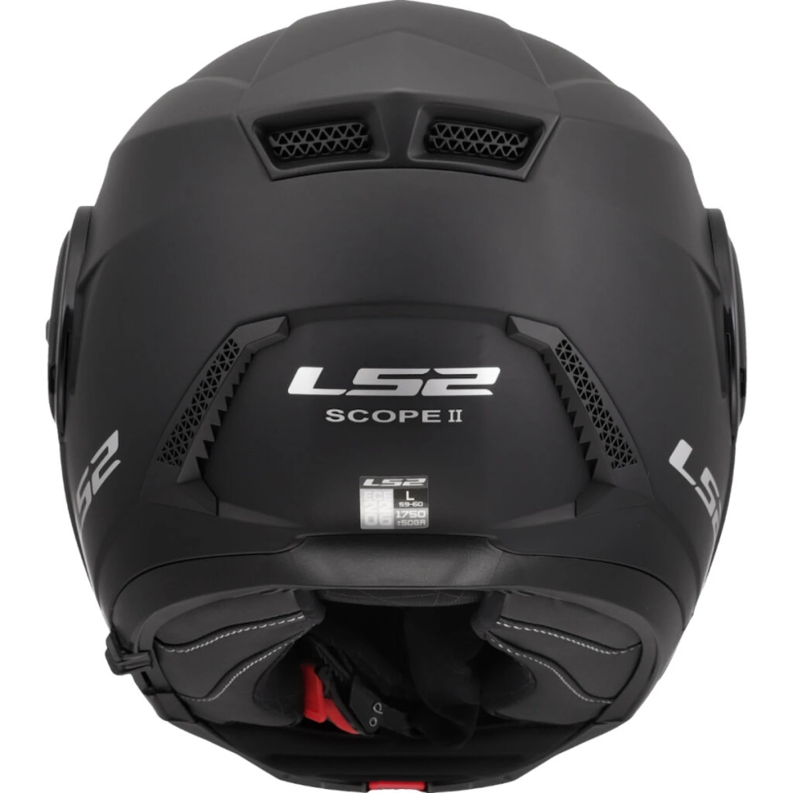 LS2 F902 Scope II Solid Matt Black XS (53-54) - Veľkosť: 53-54, XS · záber 4