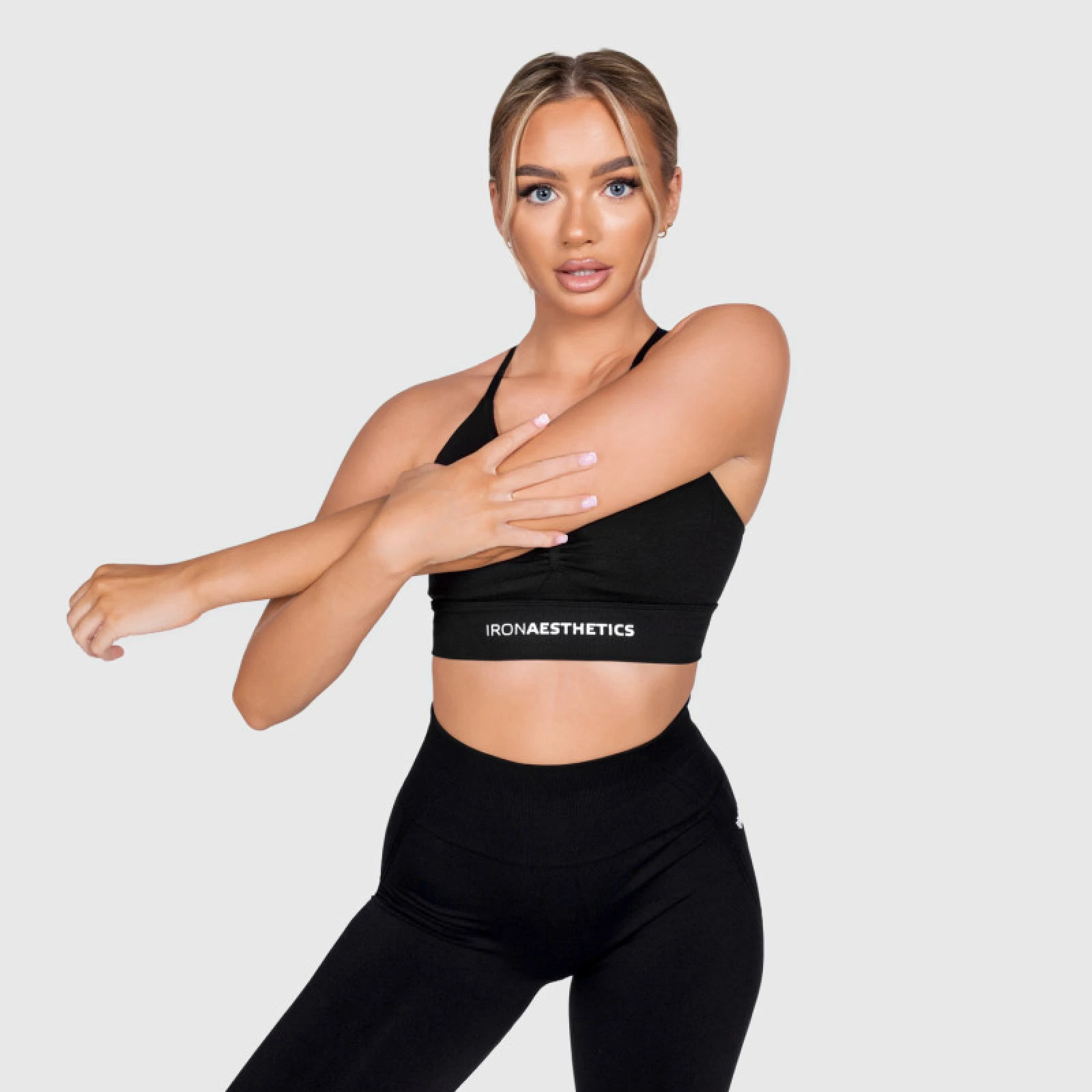Športová podprsenka Iron Aesthetics Inspire, čierna · záber 5
