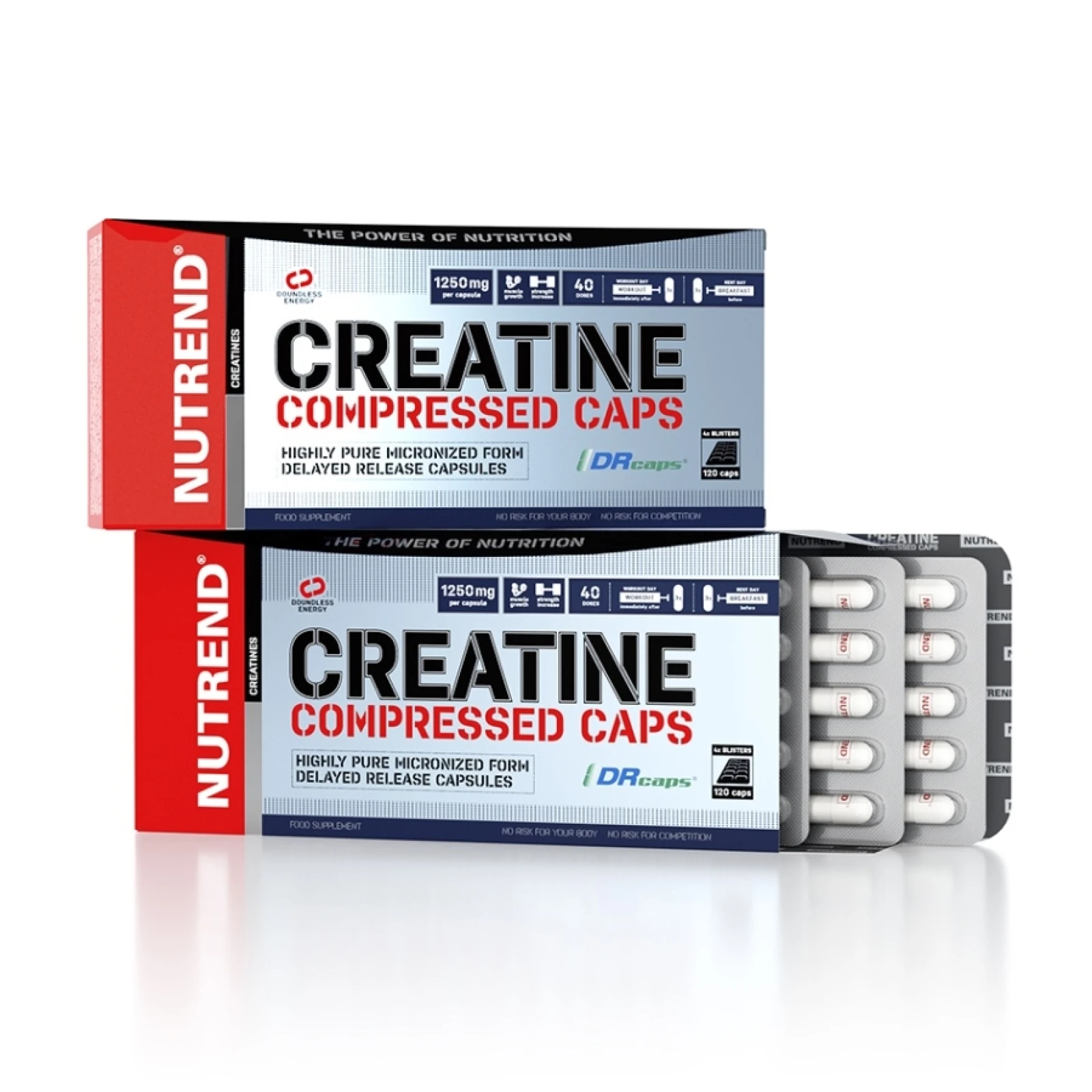 Nutrend Creatine Compressed Caps 120 kapsúl · záber 3