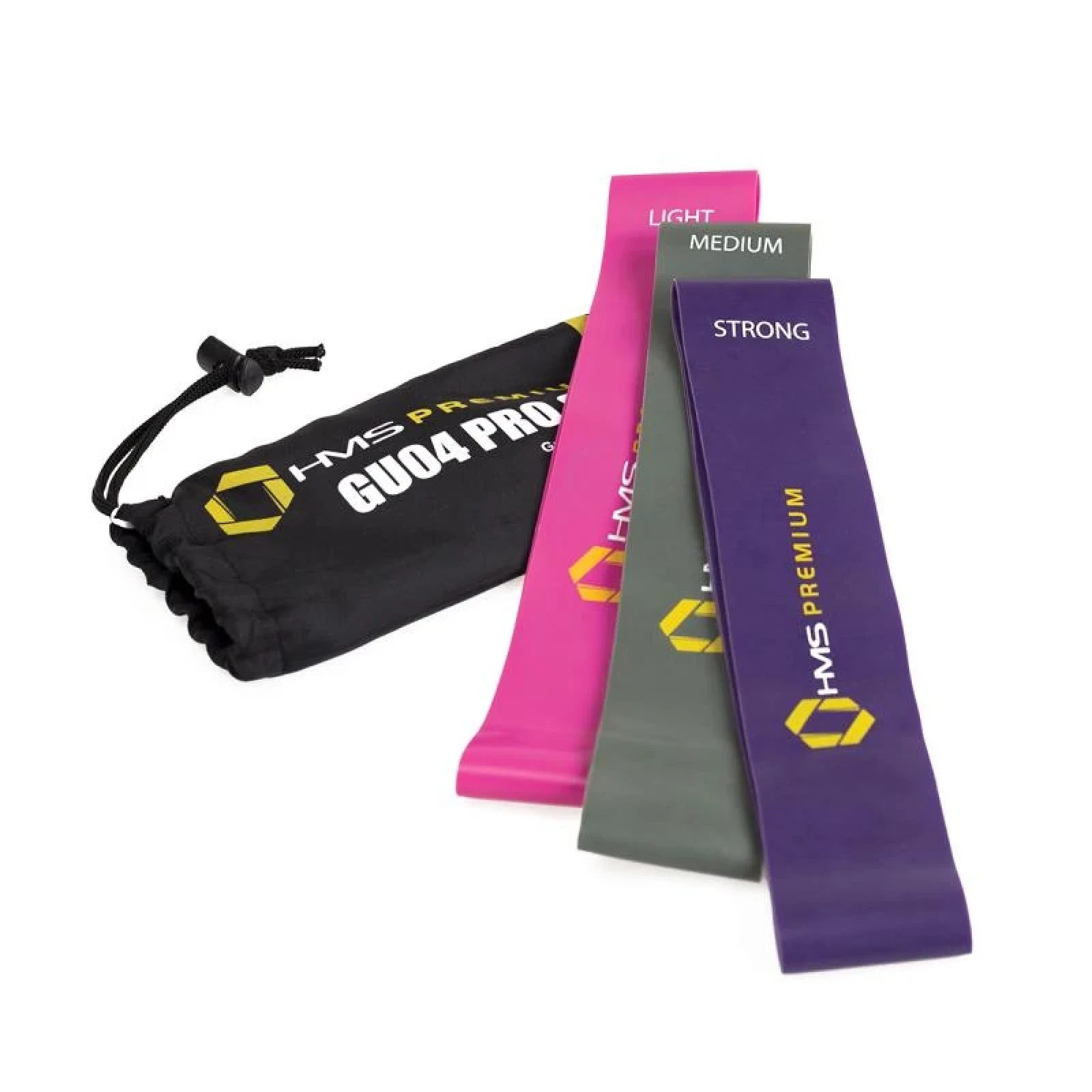 HMS GU04 PRO set fitness gum · záber 1