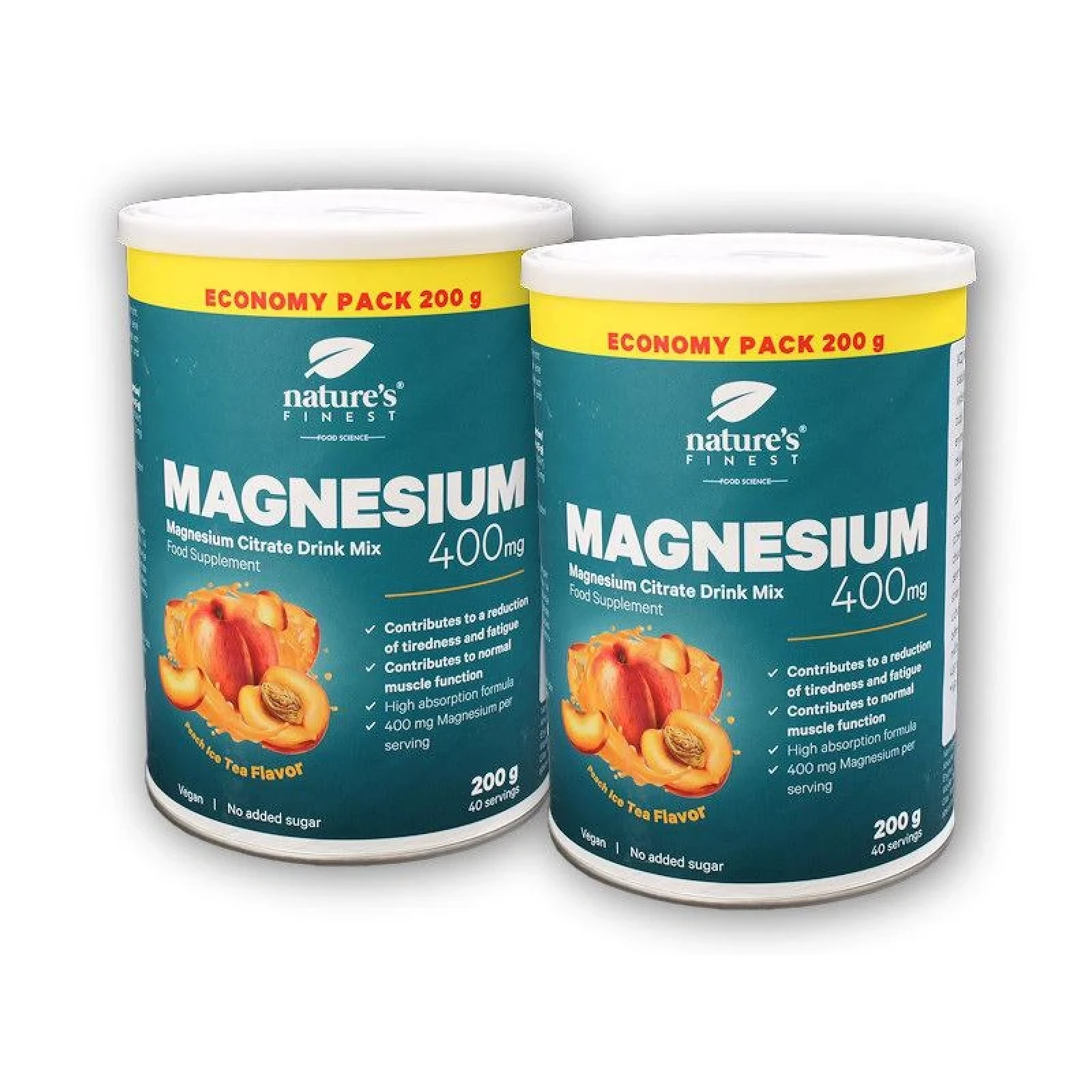 Natures Finest 2x Magnesium drink mix 400mg / serving 200g · záber 1