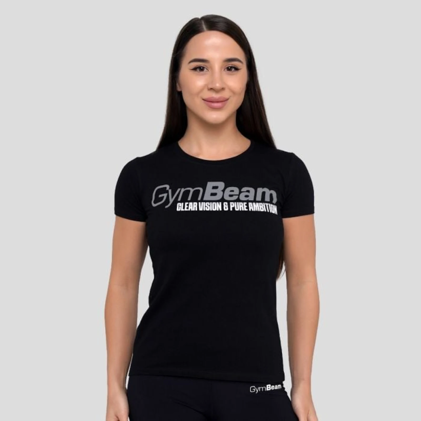 Дамска тениска Pure Ambition Black - GymBeam - Размер: XS | Тегло: 0,1 g · záber 1