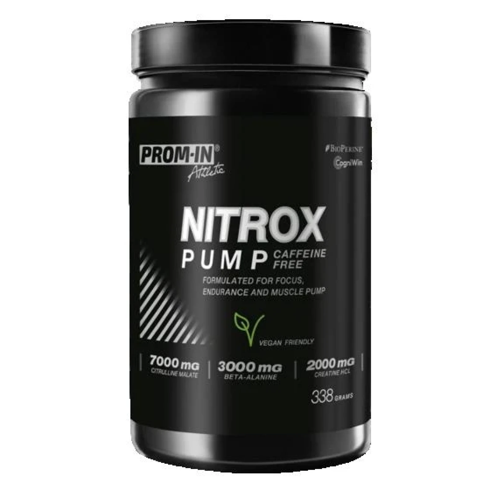 PROM-IN Nitrox Pump Caffeine Free 338g - Barva: Vícebarevná | Příchuť: Ananas, mango · záber 1