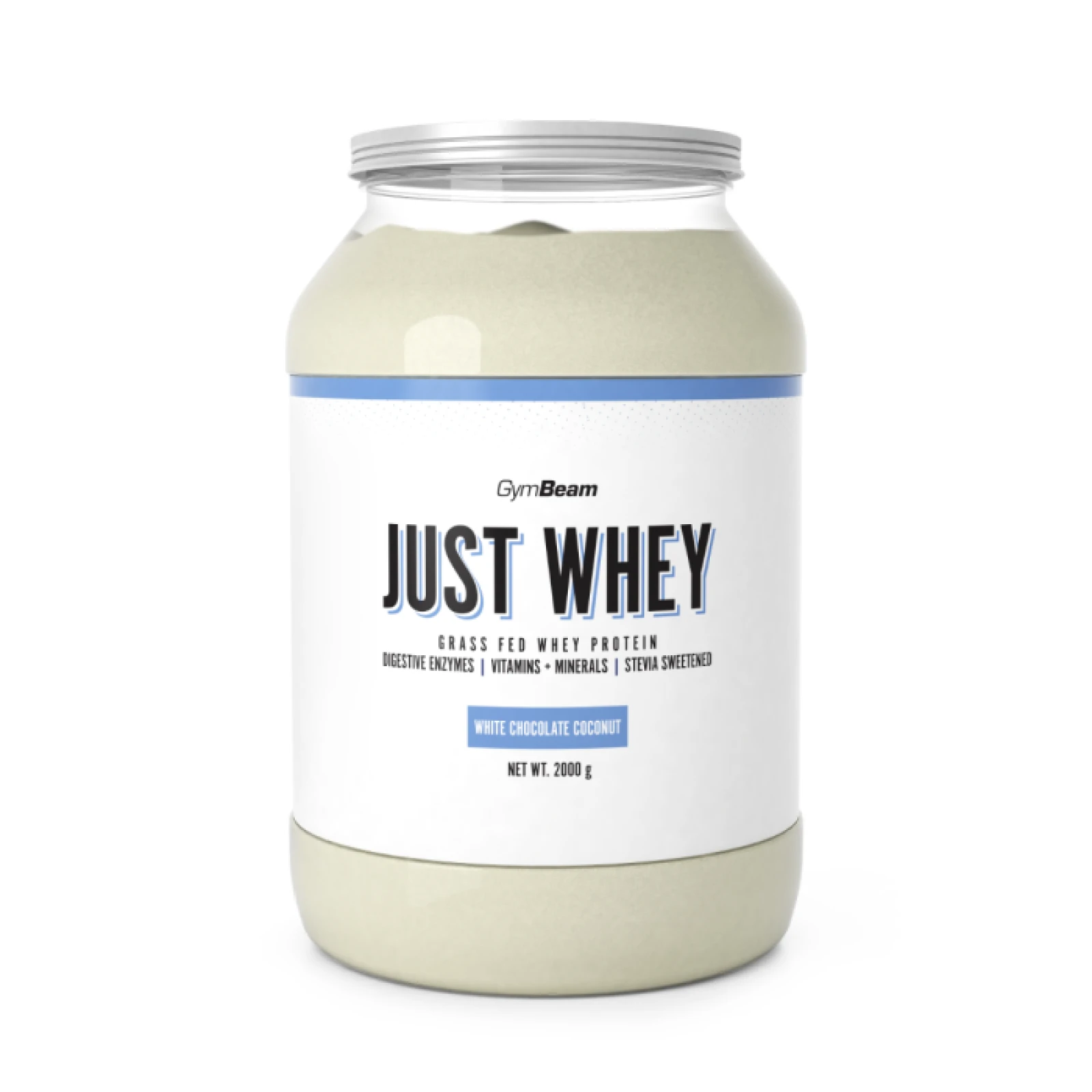 GymBeam Just Whey biela čokoláda kokos · záber 6