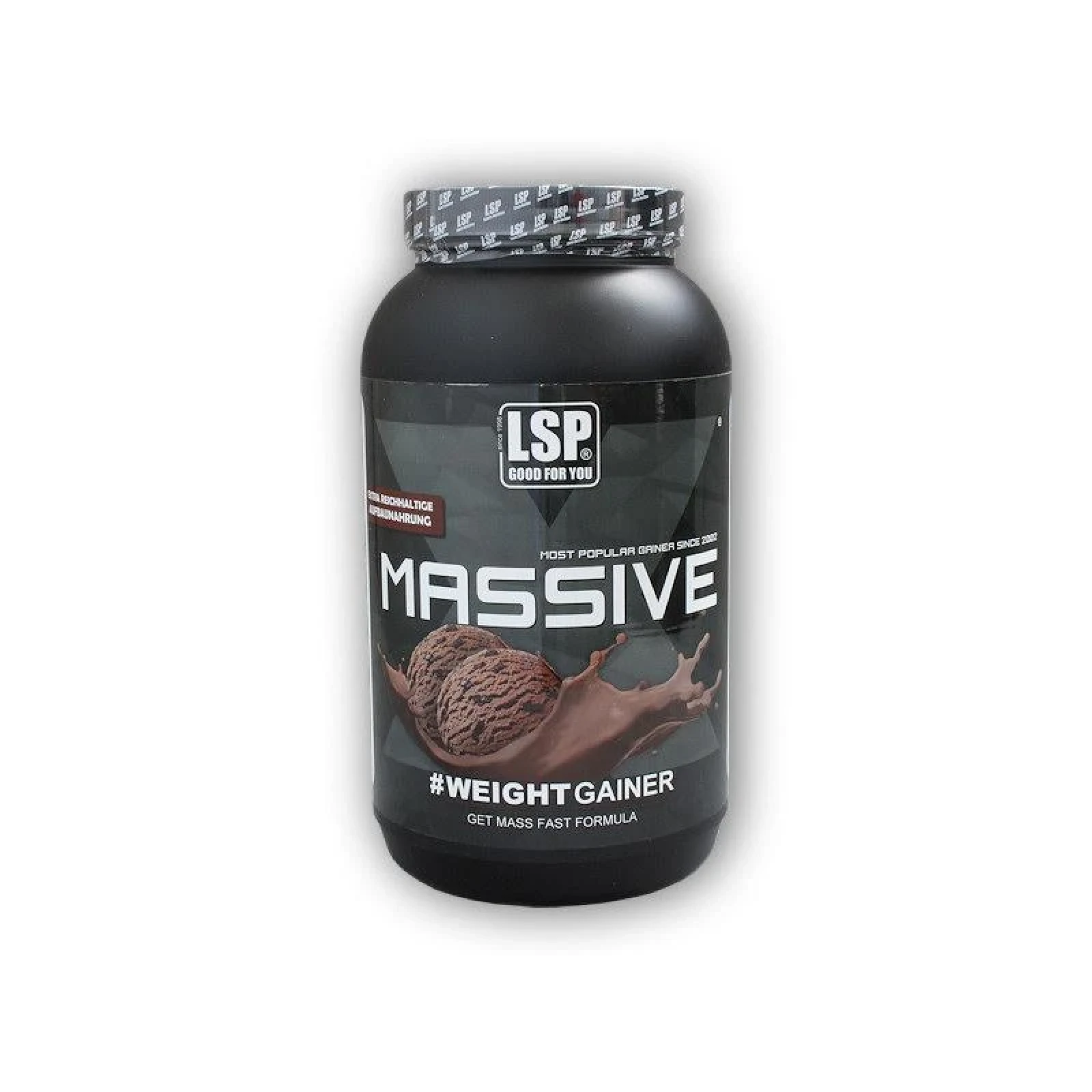 LSP Nutrition Massive X weightgainer 1200g - Barva: Vícebarevná | Příchuť: Vanilkový krém · záber 1