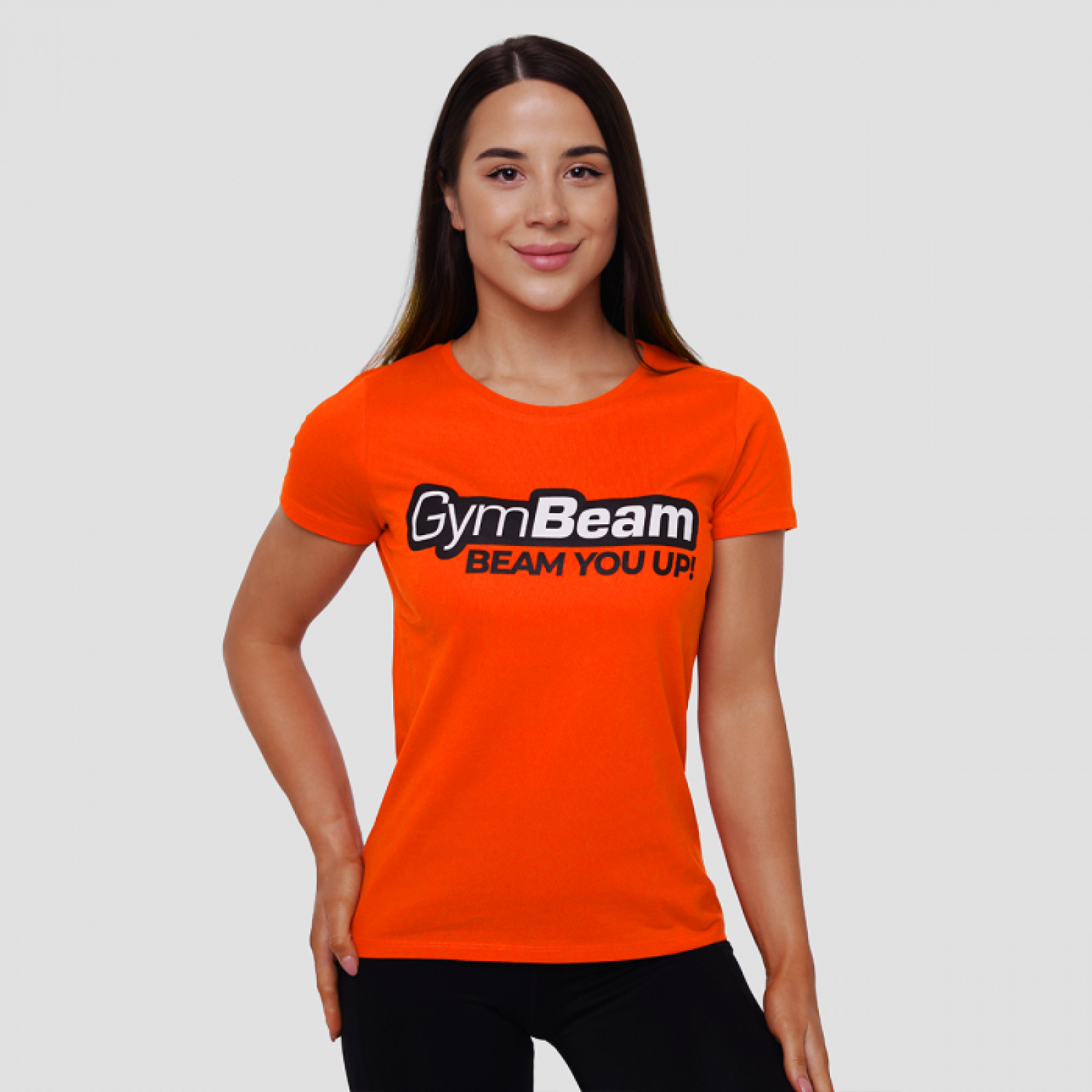 GymBeam Dámske Tričko Beam Orange LL · záber 1
