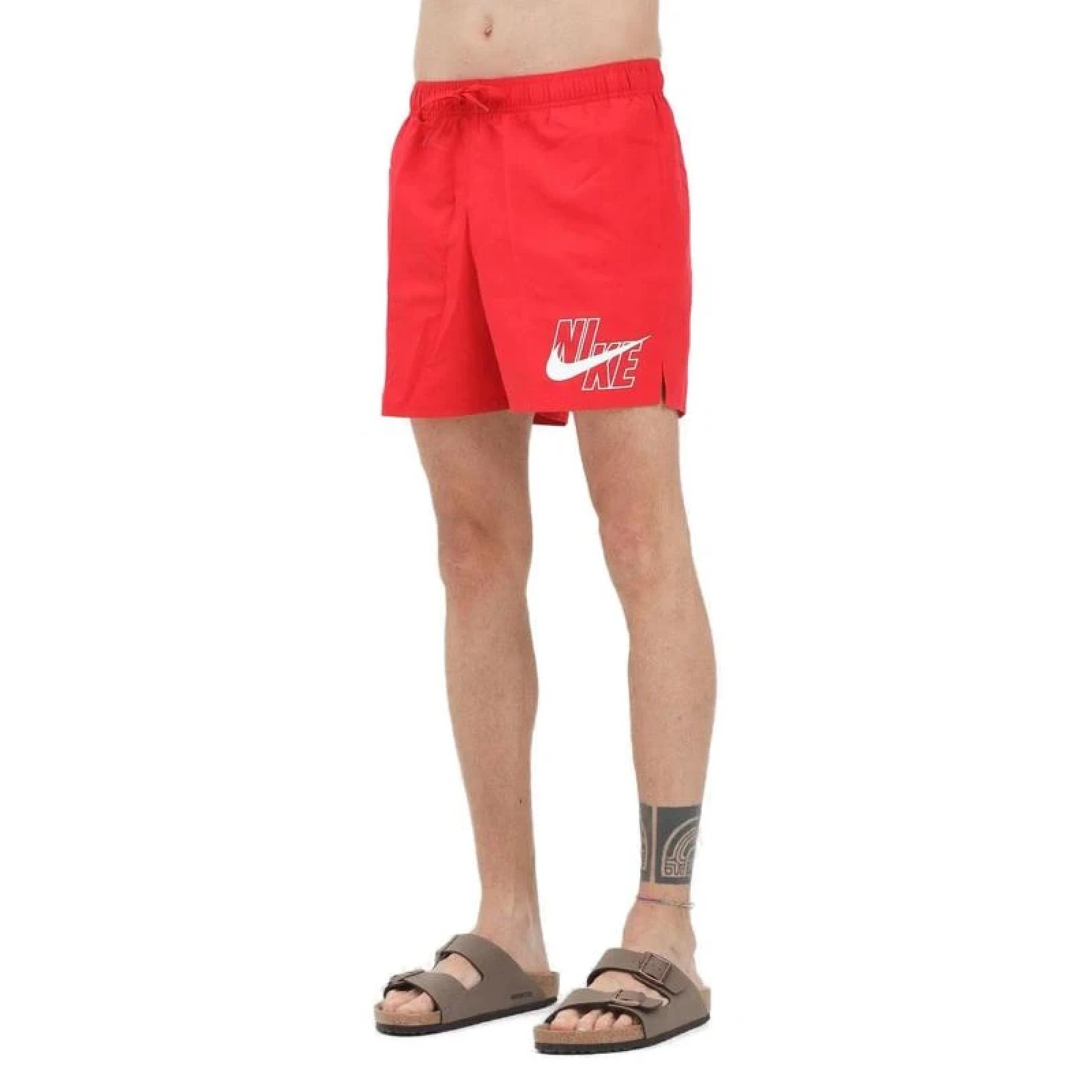 Nike Swim NIKE LOGO LAP 5 inch UNIVER-UNIVERSITY RED - Velikost: M | Barva: Červená · záber 1