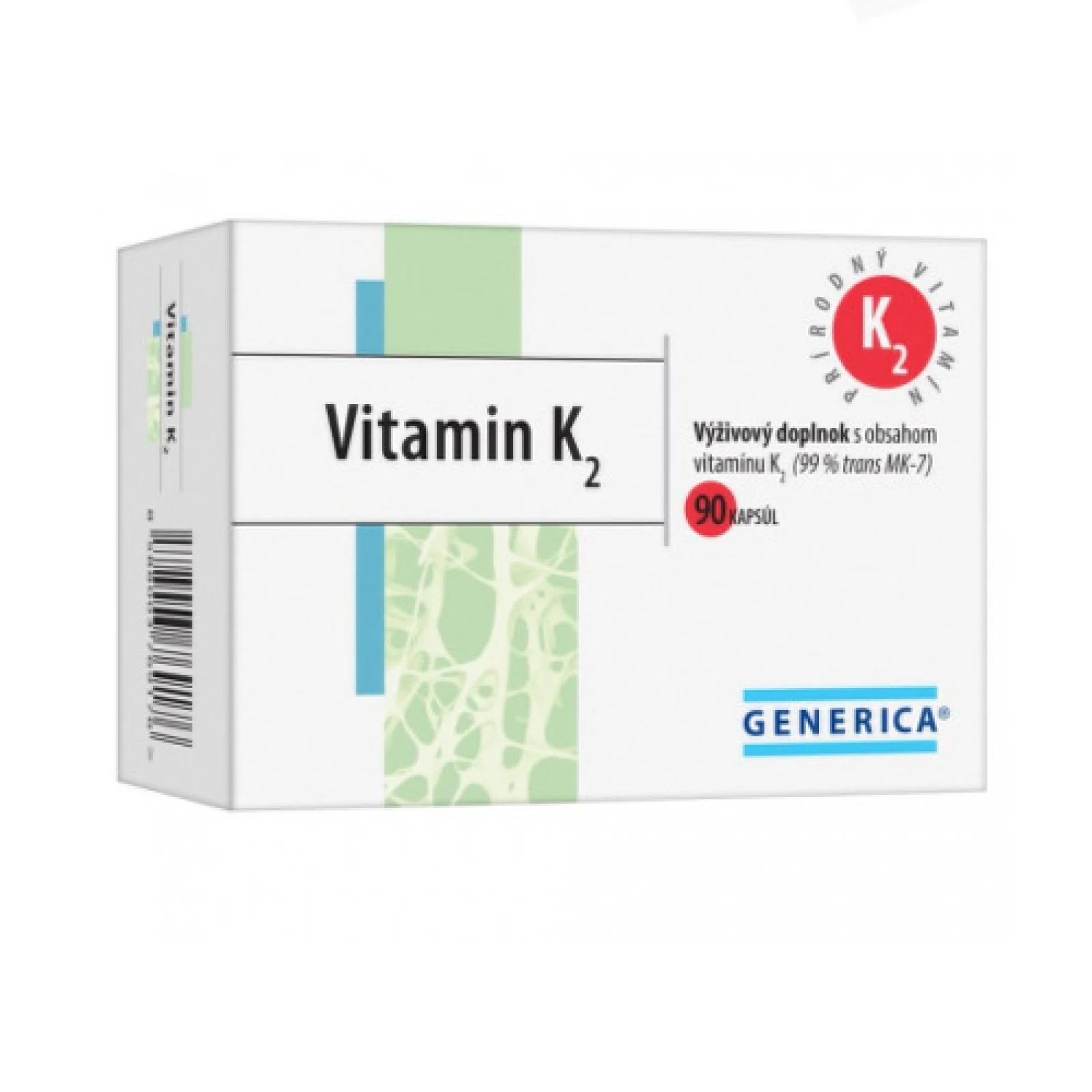 GENERICA Vitamín K2 90 kapsúl · záber 1