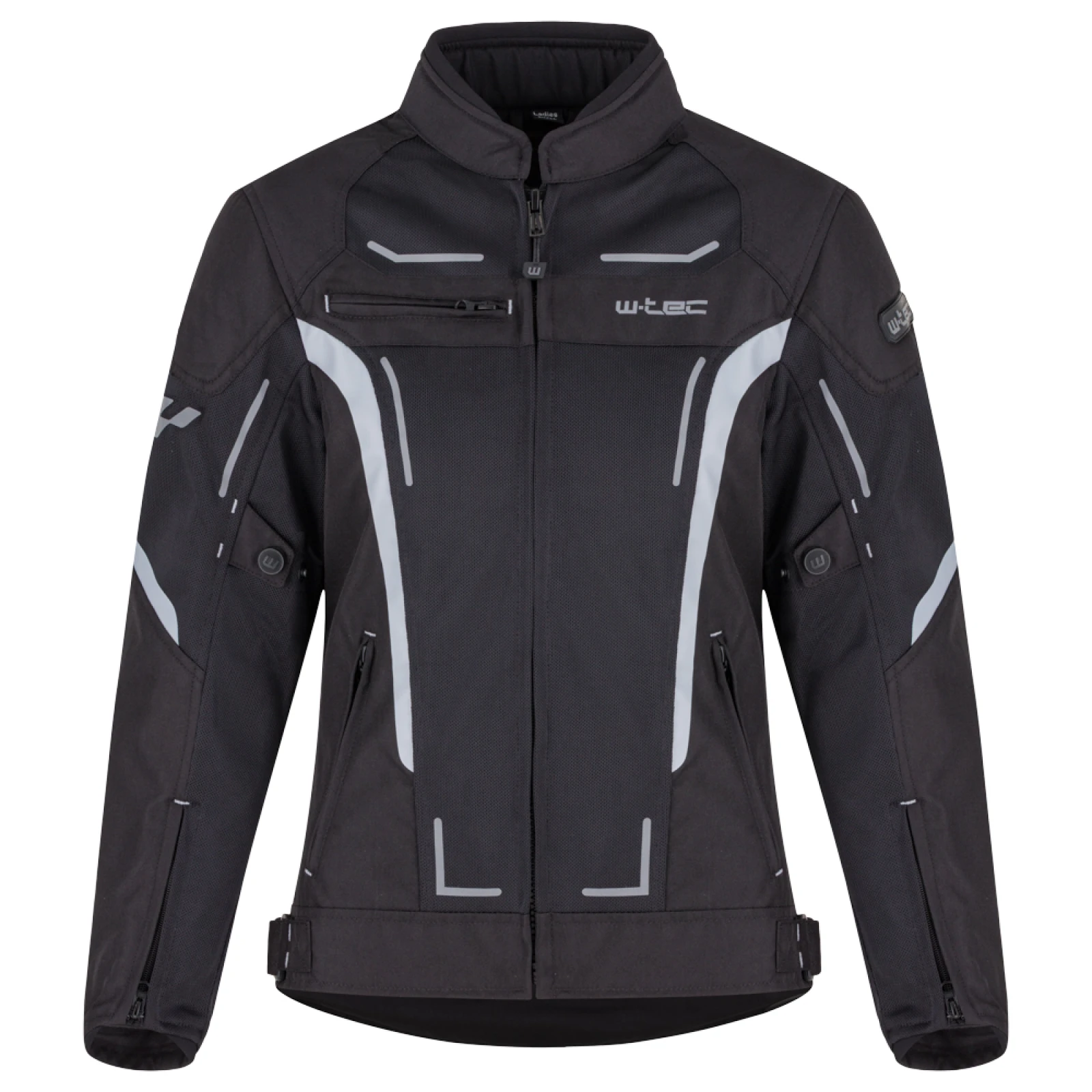 Letná dámska moto bunda W-TEC Mirelia Farba čierno-šedá, · záber 2