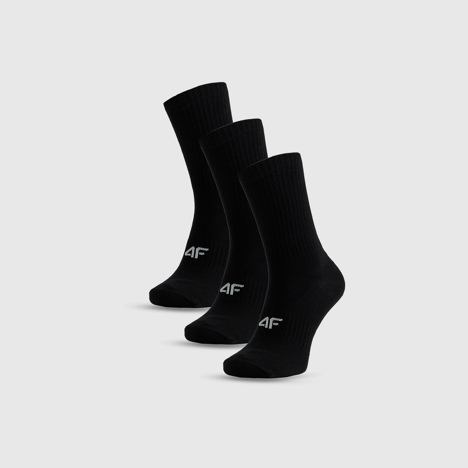 Pánské dlouhé ponožky (3-pack) - černé · záber 1