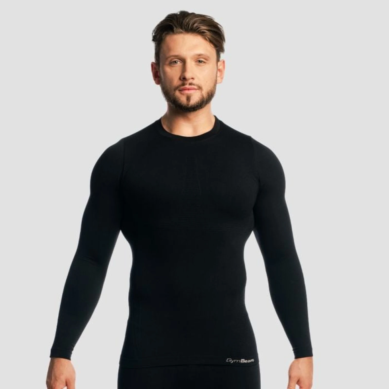 Блуза с дълъг ръкав Fuse Black - GymBeam - Размер: S | Тегло: 0,16 g | Опаковка: 40 · záber 1