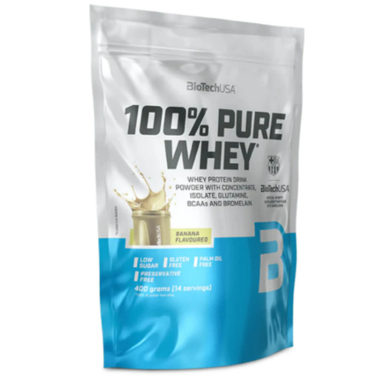 BIOTECHUSA 100% Pure whey proteínový prášok čokoláda 400 g · záber 1