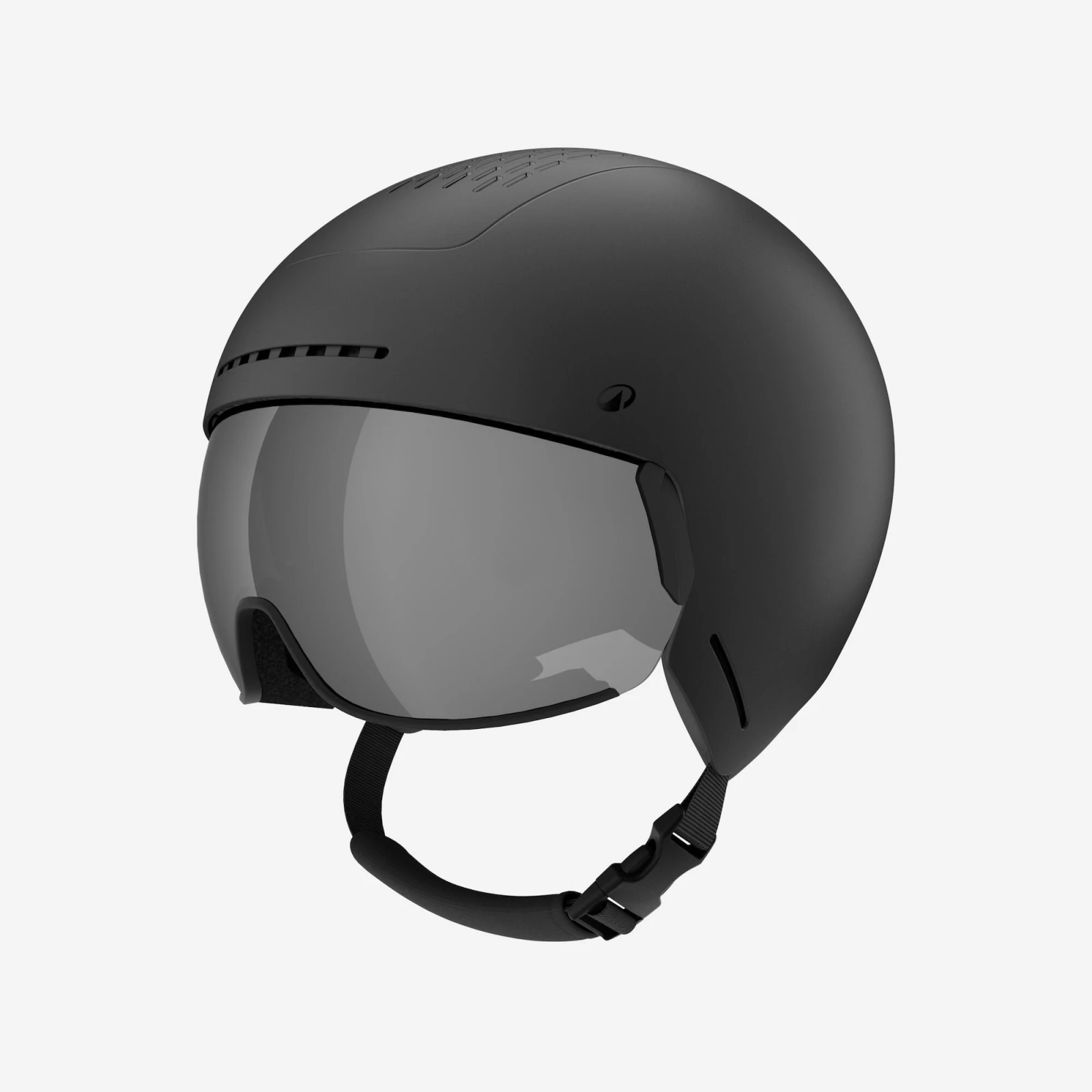 WEDZE Lyžiarska prilba VISOR + s priezorom PST 500 čierna L (59-62 cm) · záber 1