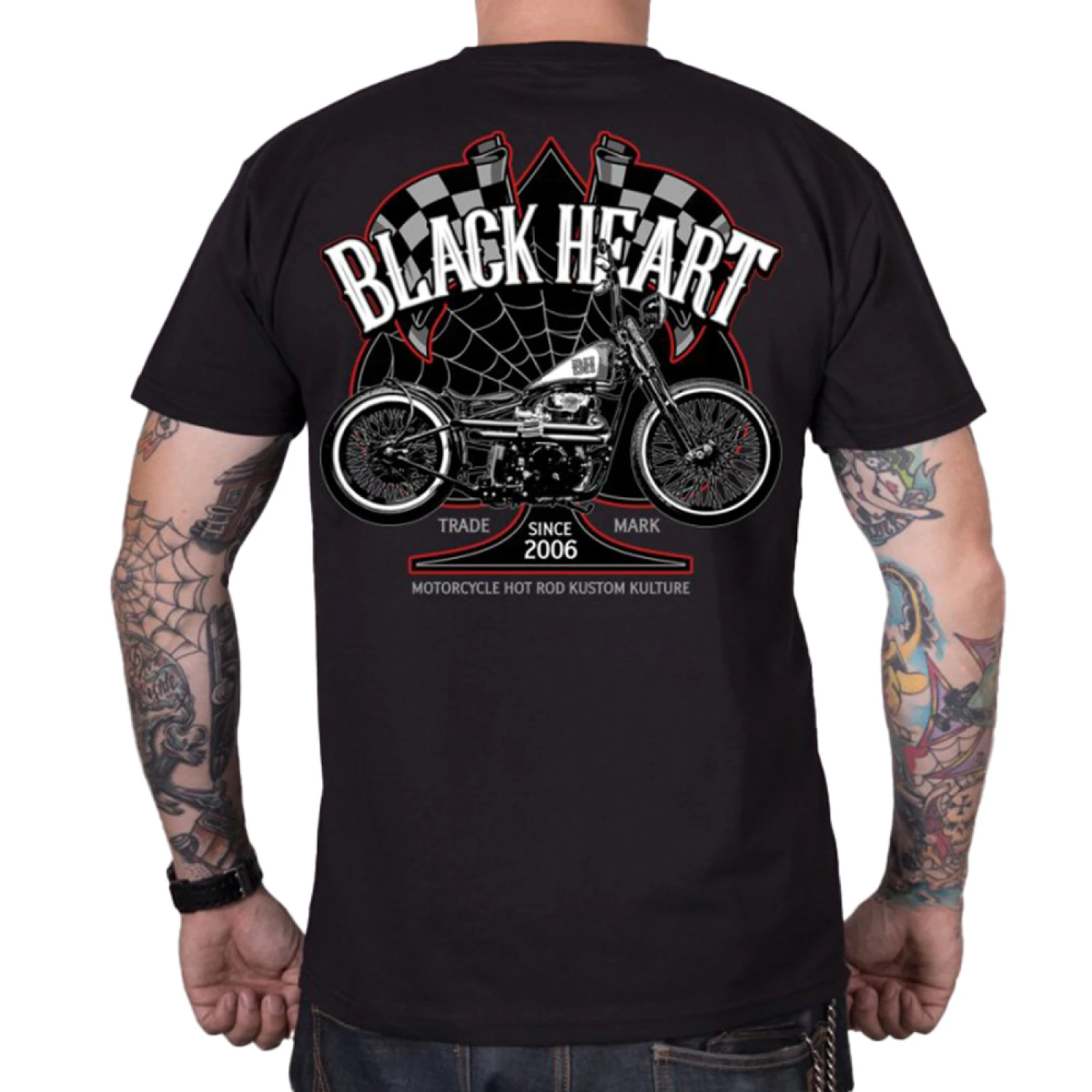 BLACK HEART Chopper Race čierna - 3XL · záber 1