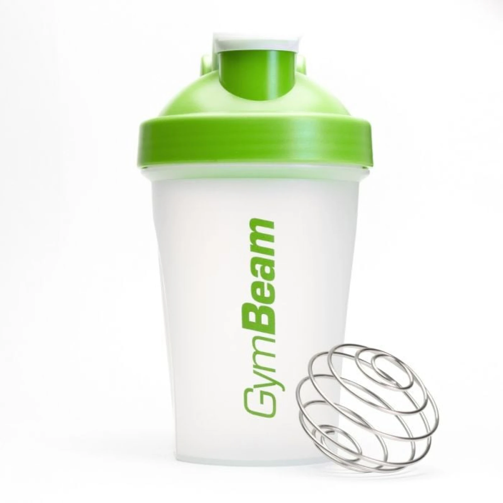 Шейкър Blend Bottle бял-зелен 400 мл - GymBeam · záber 1
