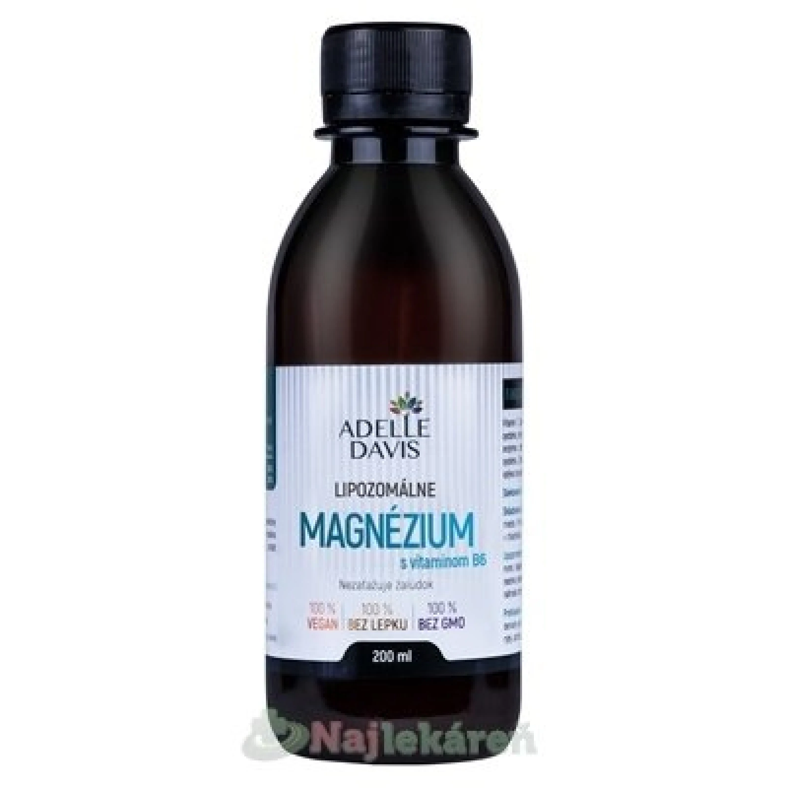 ADELLE DAVIS Lipozomálne magnézium s vitamínom B6 200ml · záber 1