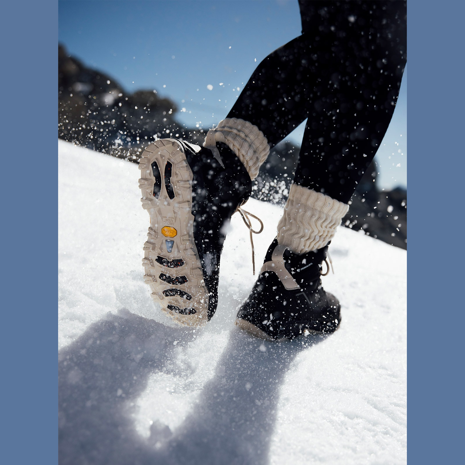 Vysoká trekingová obuv ICE CRACKER s izoláciou Primaloft dámska - čierna · záber 1