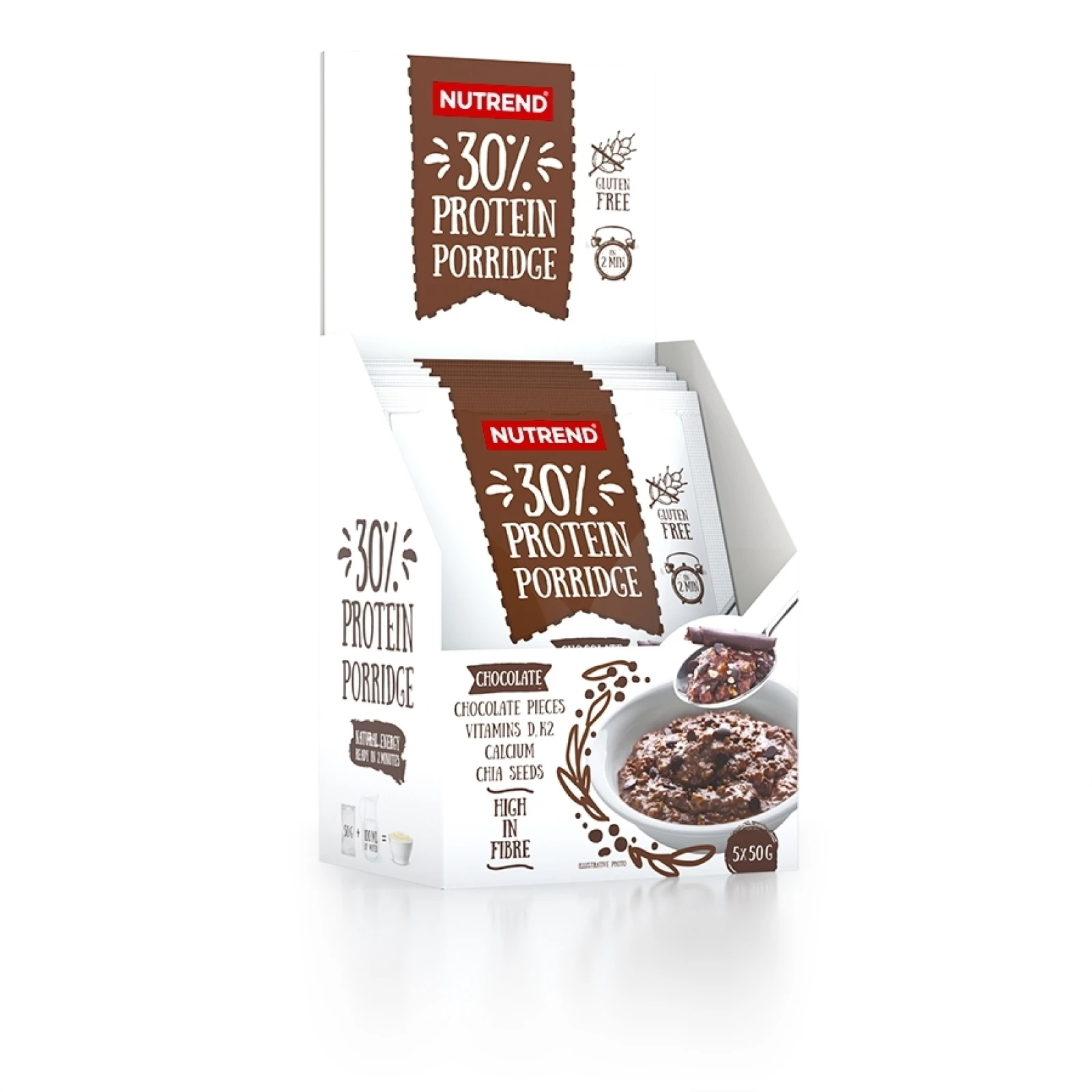 Nutrend Protein Porridge 5x50g čokoláda · záber 1