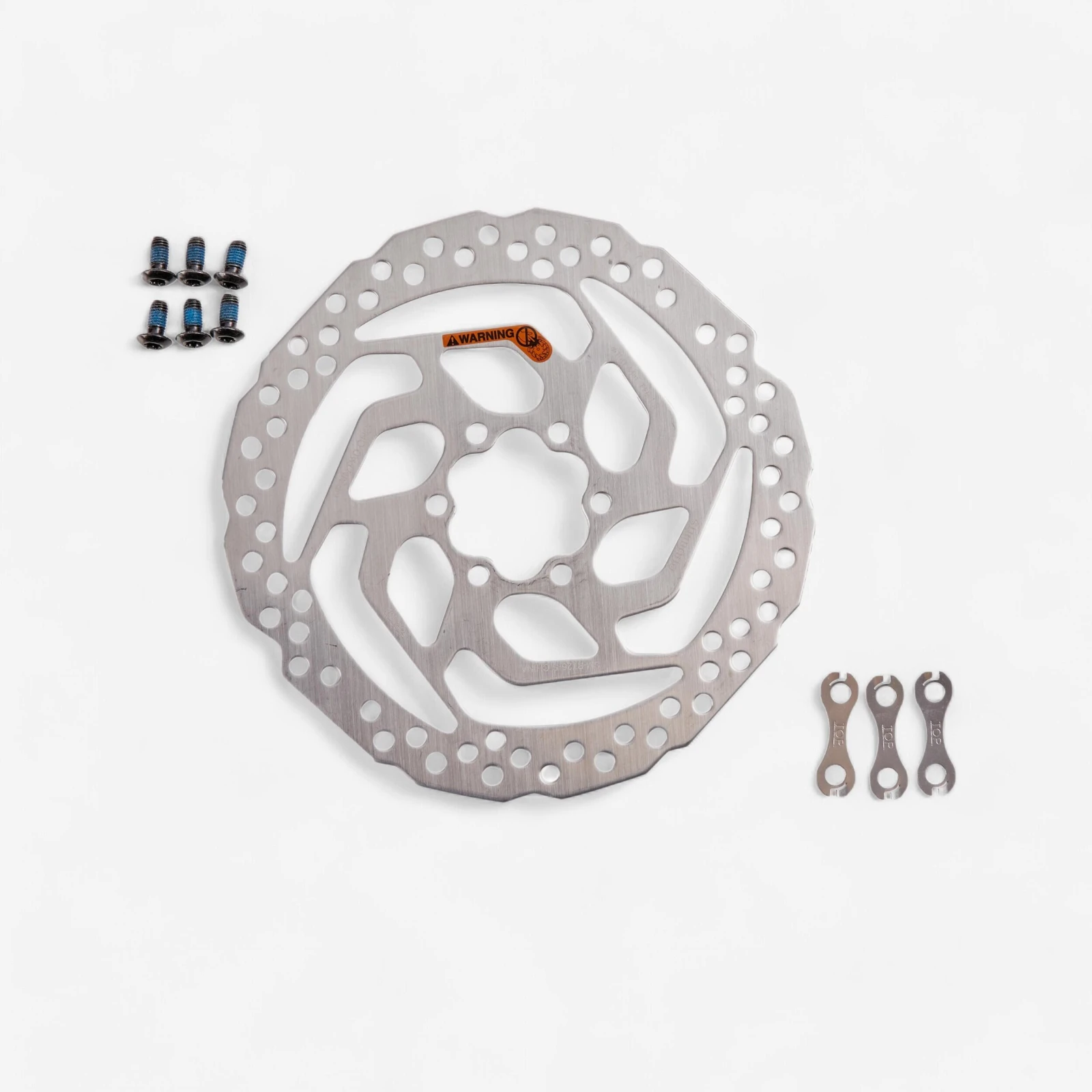 ROCKRIDER Kotúčová brzda SHIMANO 160 mm 6 otvorov RT26 180 mm · záber 1