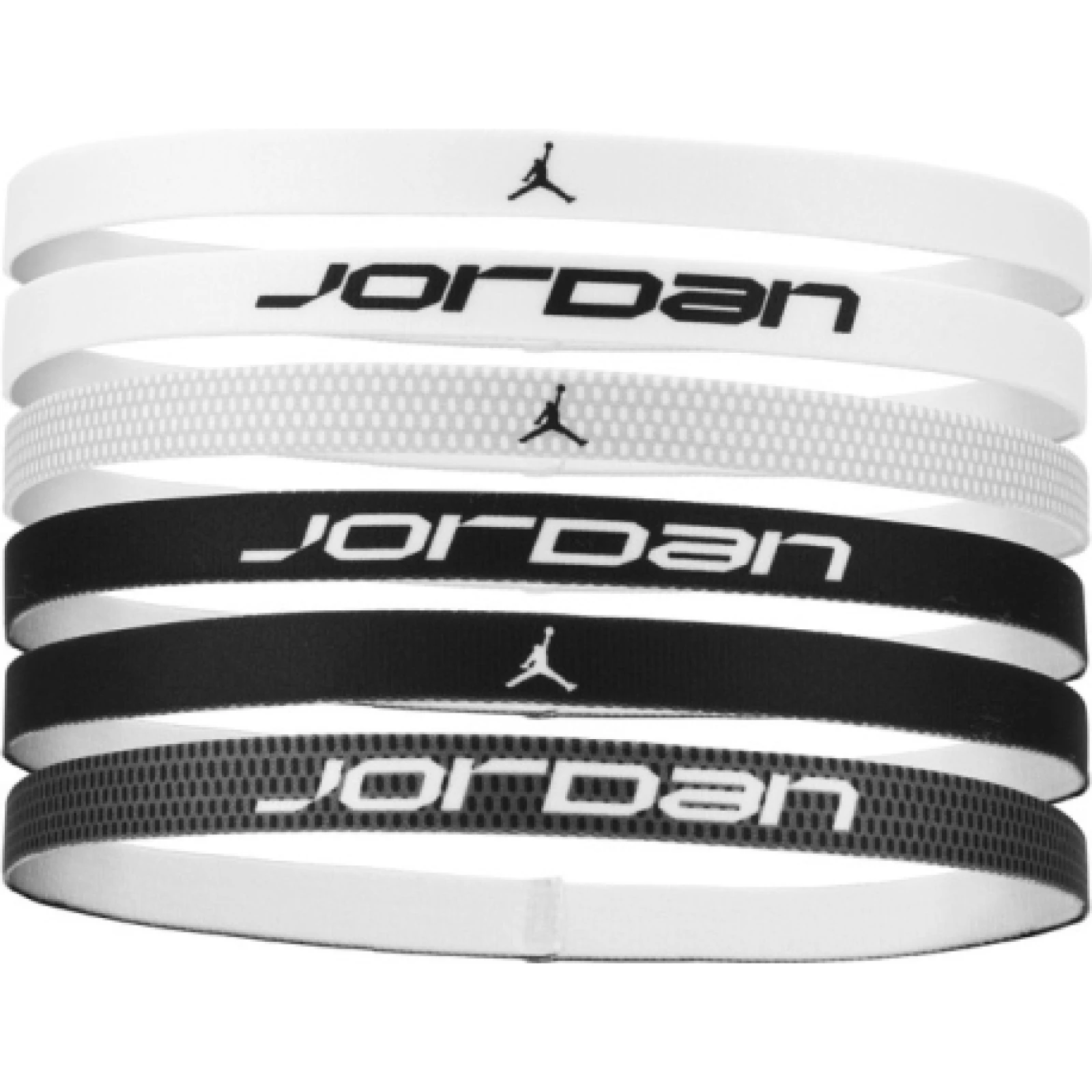 Čelenka NIKE JORDAN HEADBANDS 6PK BK WH BK · záber 1