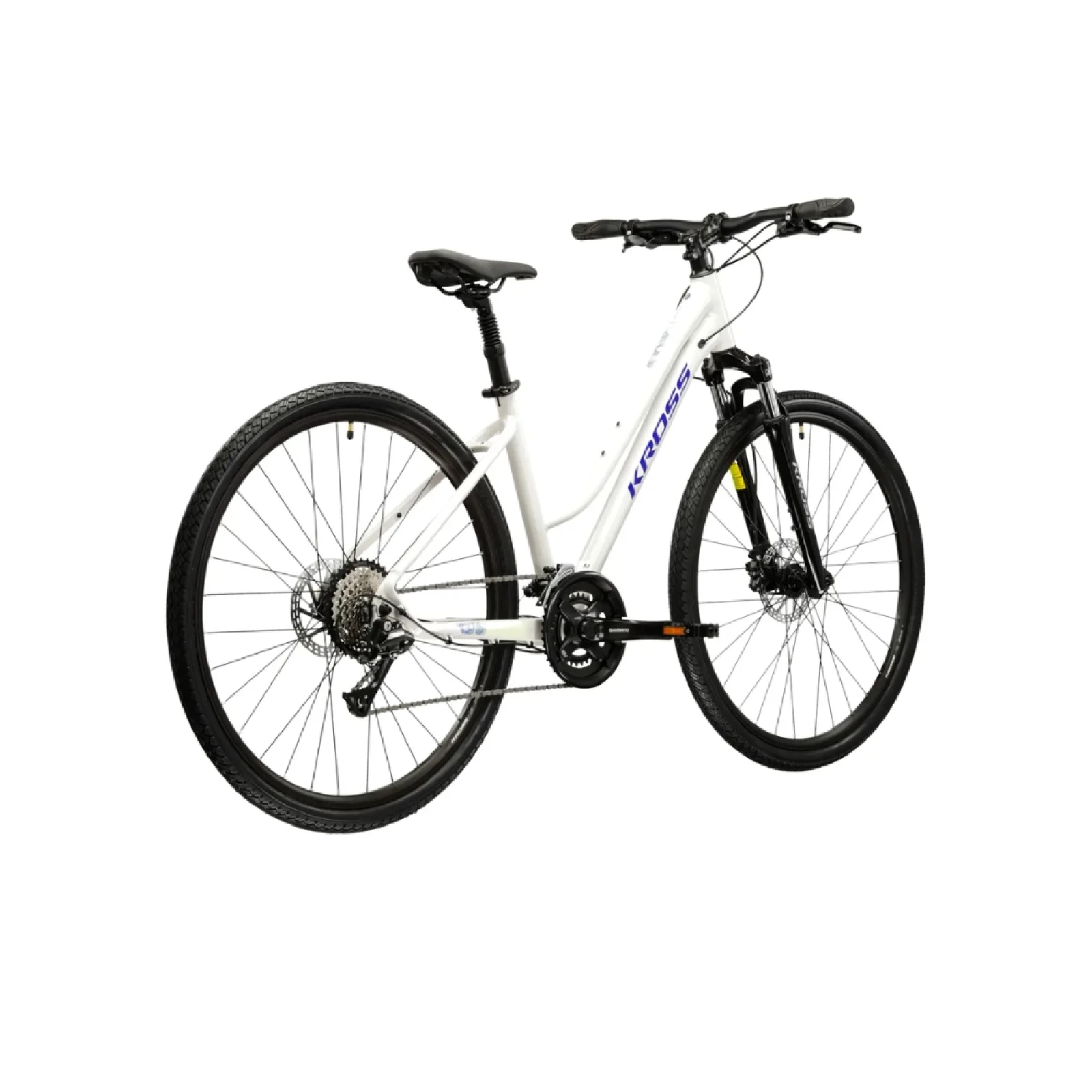 Kross Evado 4.0 28" - model 2025 šedá / námornícka modrá / lesk - L (19", 168-180 cm) · záber 3