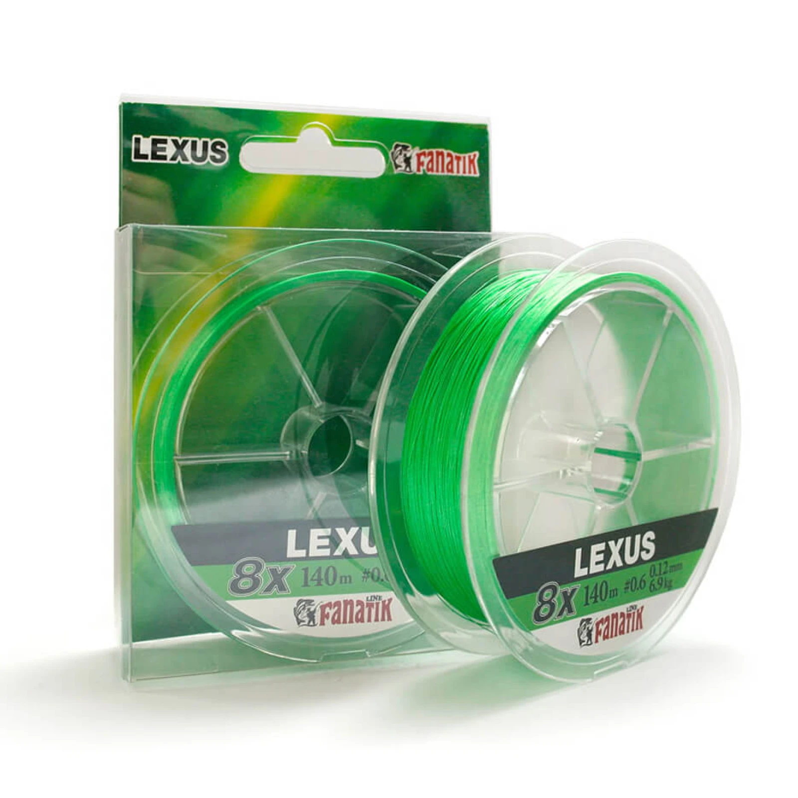FANATIK LEXUS 8x, 140 m priemer 0,12 mm, nosnosť 6,9 kg · záber 1