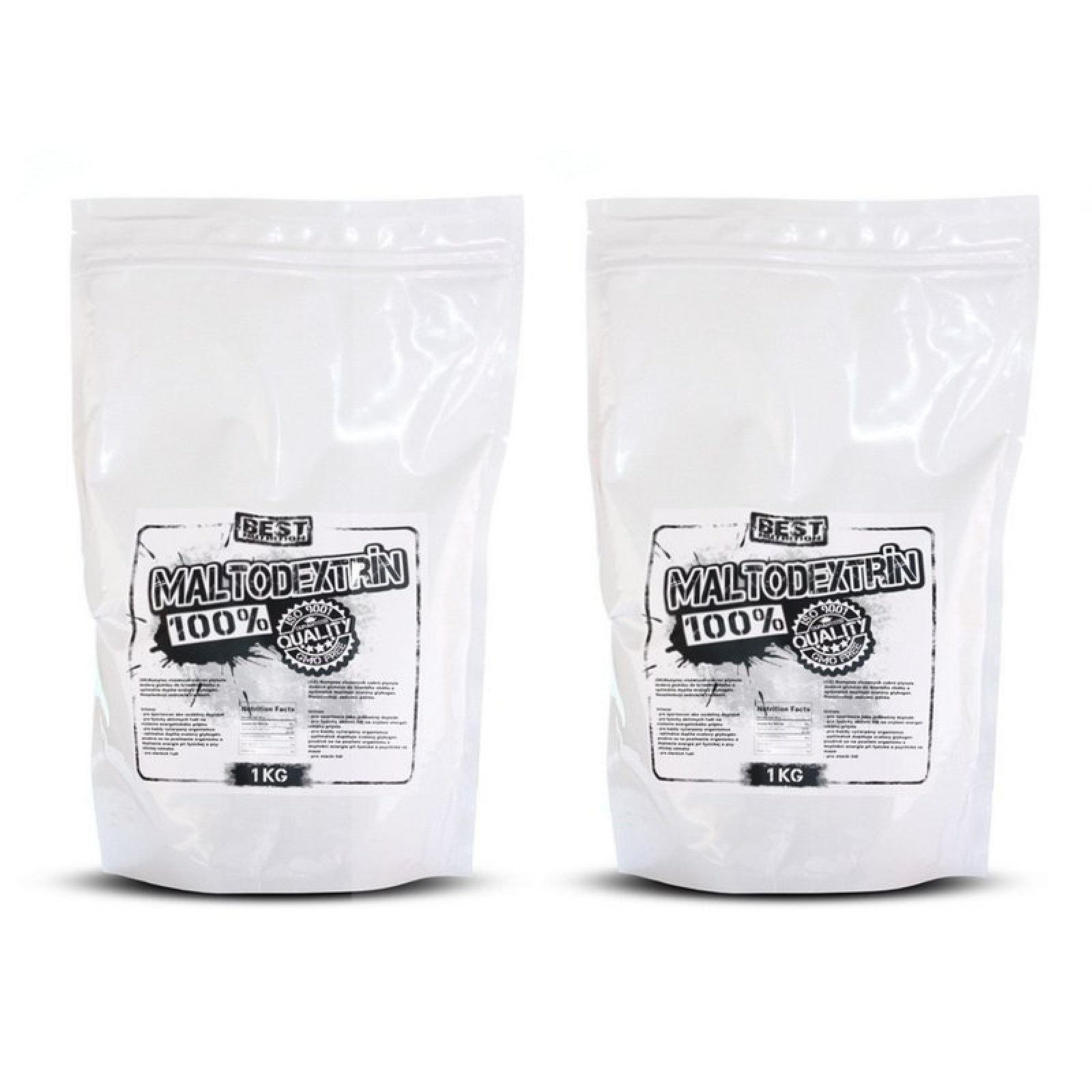 1+1 Zadarmo: Maltodextrín od Best Nutrition 1,0 kg + 1,0 kg · záber 1