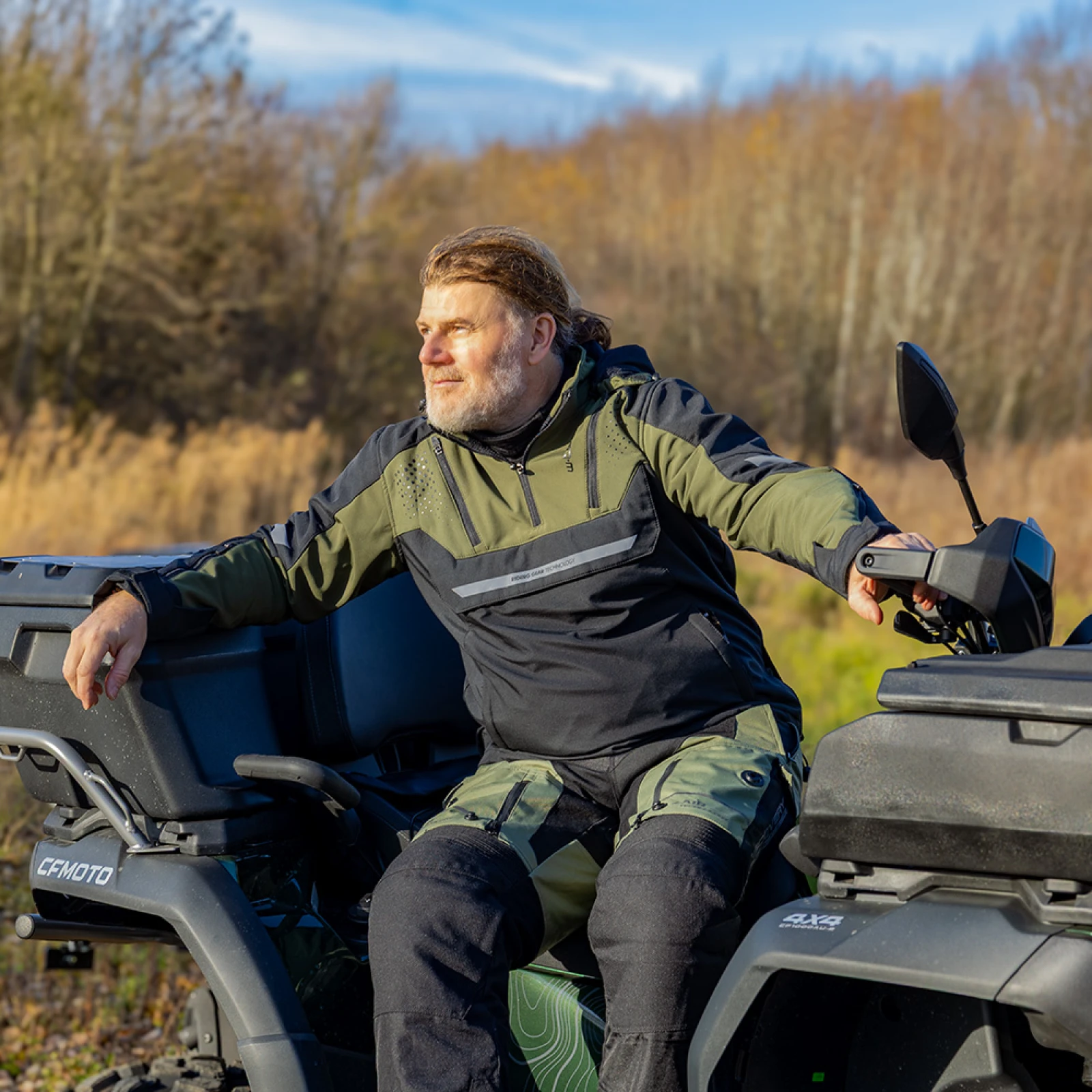 Pánska softshellová moto bunda W-TEC Annorack Farba čierna, · záber 4